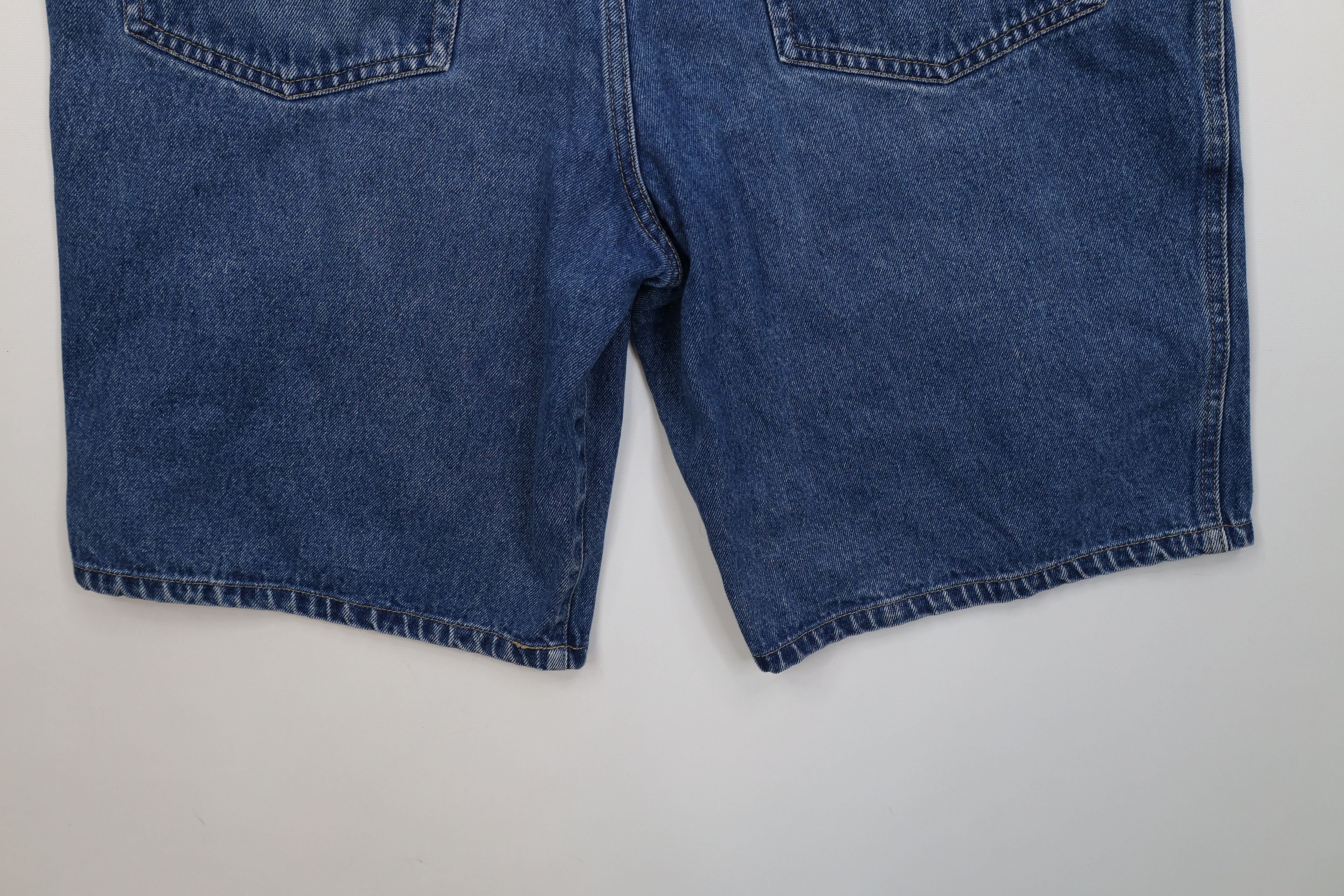 Vintage Vintage 90s Y2K Streetwear Fit Denim Jean Shorts Jorts Blue Size US 38 / EU 54 - 12 Thumbnail