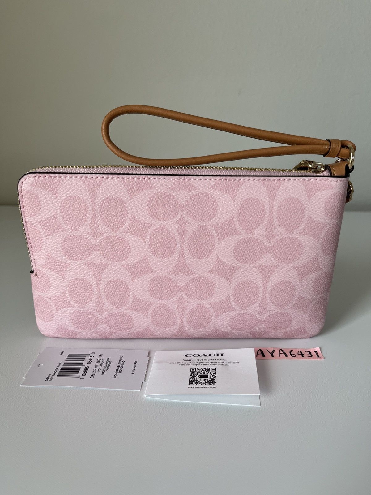 Coach Coach large double zip wristlet Size ONE SIZE - 2 Thumbnail