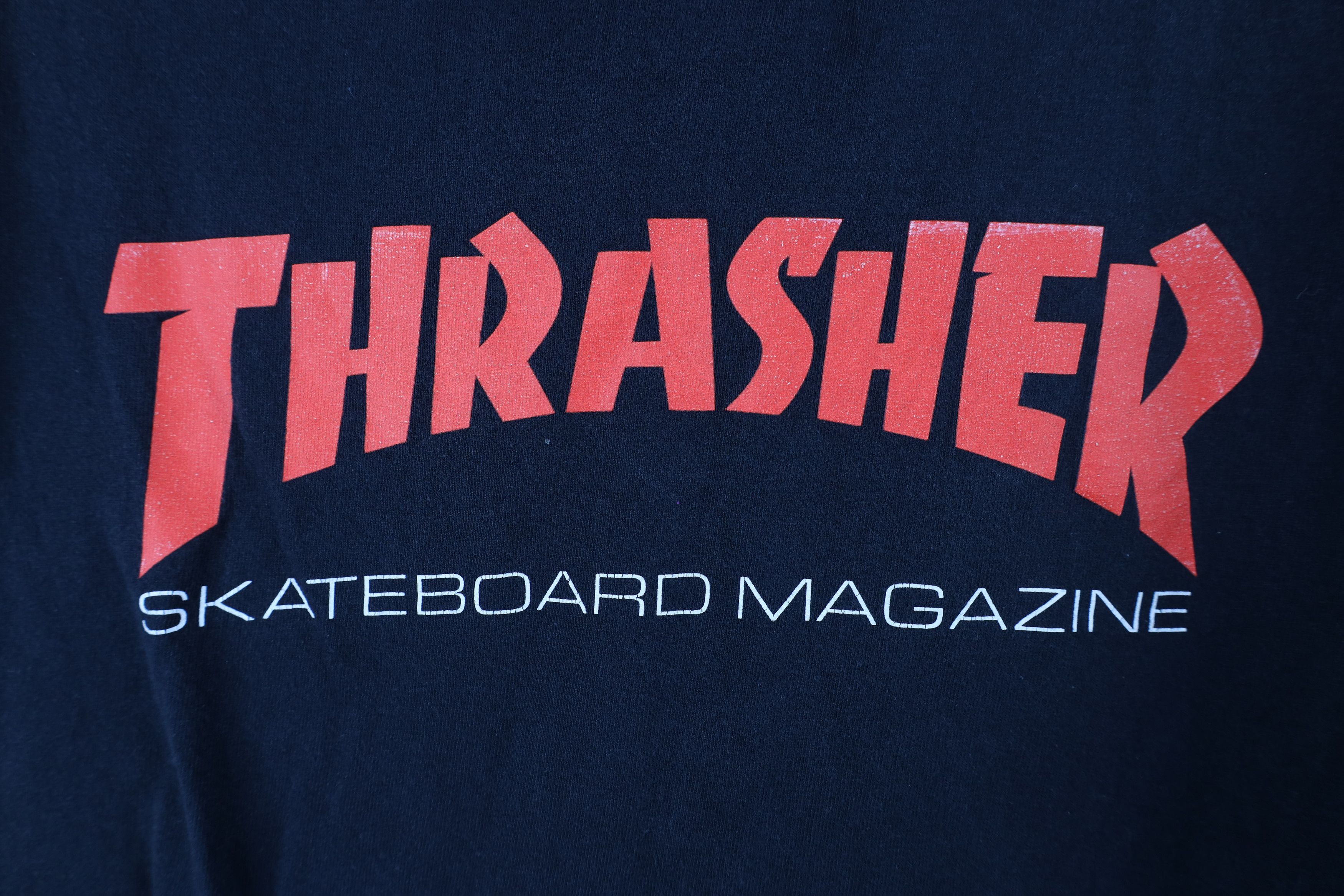 Vintage Vintage Thrasher Magazine Spell Out Skateboarding T-Shirt Size US M / EU 48-50 / 2 - 7 Thumbnail