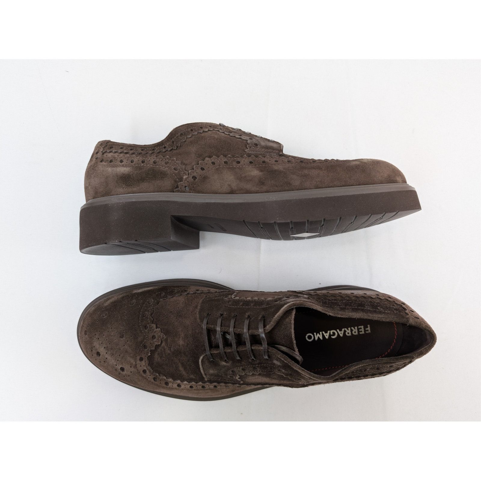 Salvatore Ferragamo o1rshd1 T. Moro 23 Calf Shoes & Boots in Brown Size US 11 / EU 44 - 1 Thumbnail