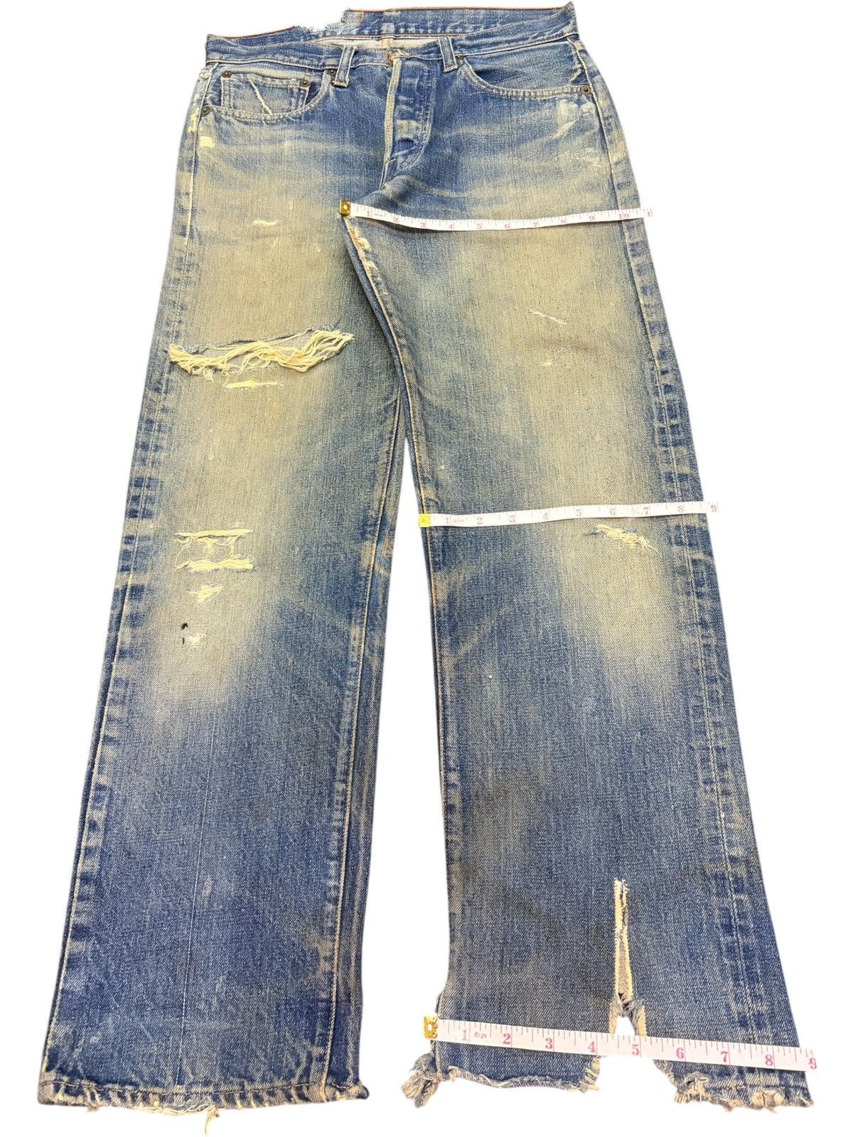 Levi's Vintage 60s Levis 501 Big E Selvedge Jeans Button 6 Size US 30 / EU 46 - 8 Thumbnail