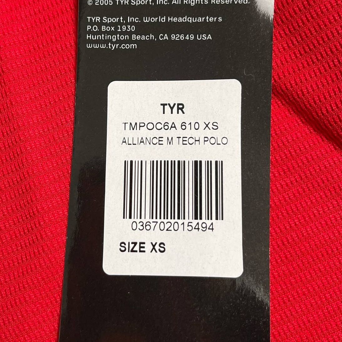 Other TYR Apparel Tech Polo Shirt - Red Textured - Size XS - $44 Size US XS / EU 42 / 0 - 3 Thumbnail