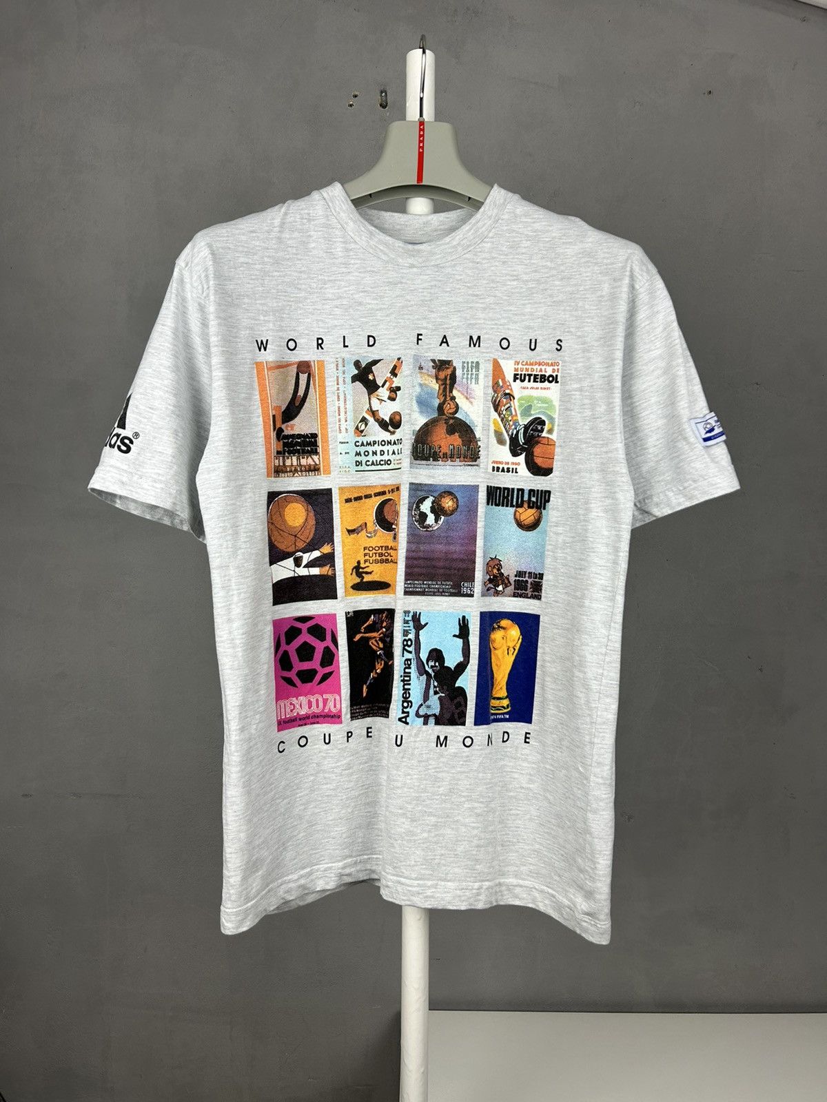 Adidas Vintage Adidas 1994 France 98 World Famous Coupe Du Monde Size US S / EU 44-46 / 1 - 1 Thumbnail