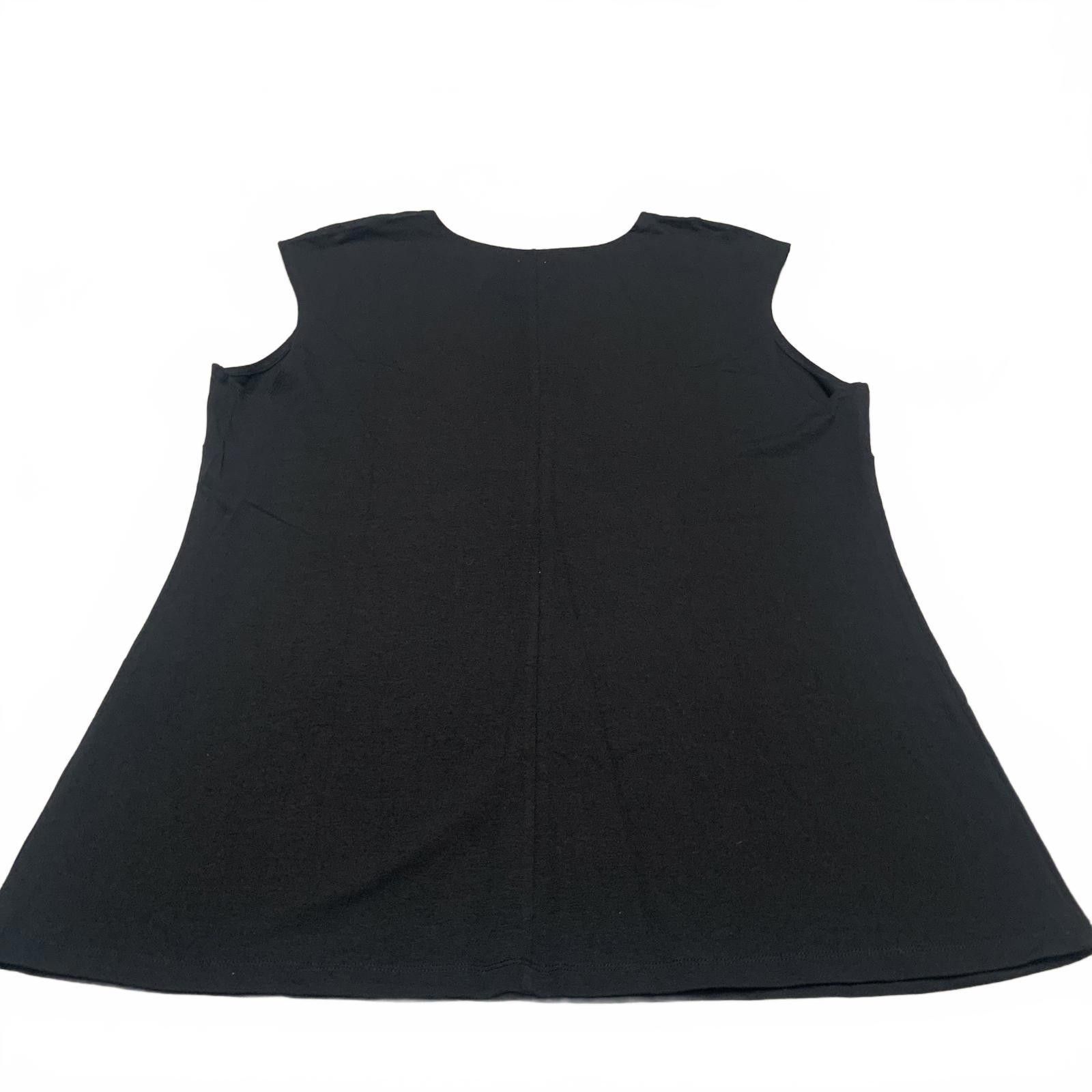 Other NIC+ZOE Women's Sz XXL Black Sleeveless Top Pullover NWT Size XXL / US 16-18 / IT 52-54 - 3 Thumbnail
