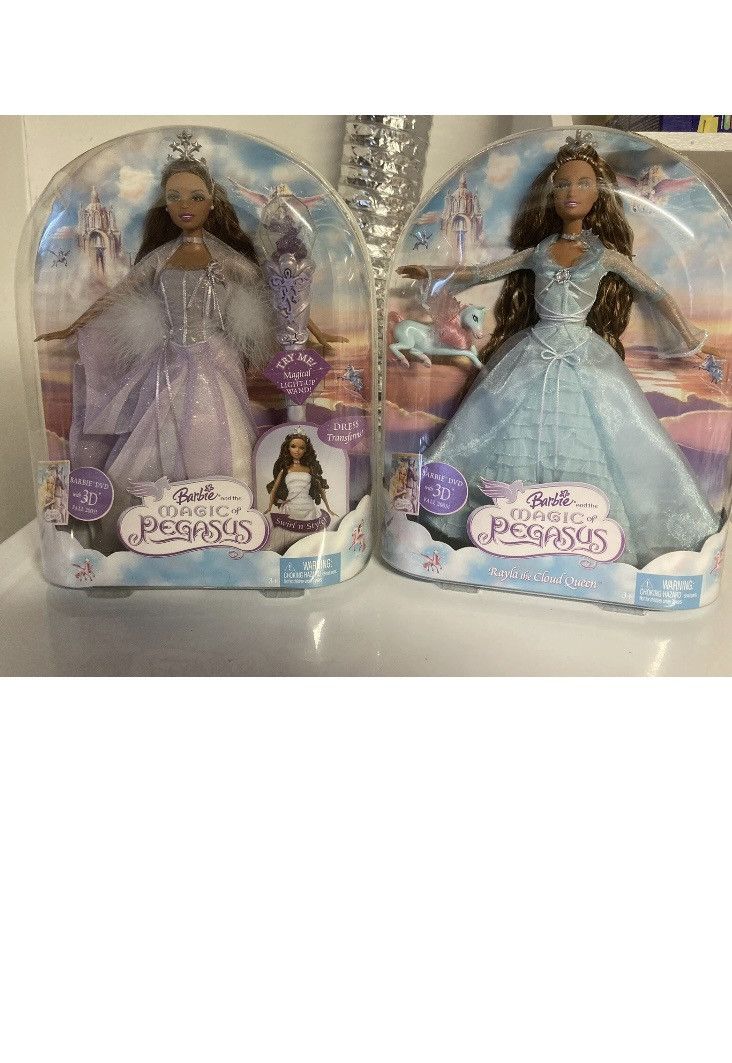 Other Deadstock 2005 Barbie Magic of Pegasus AA Doll Bundle Lot Size ONE SIZE - 1 Thumbnail