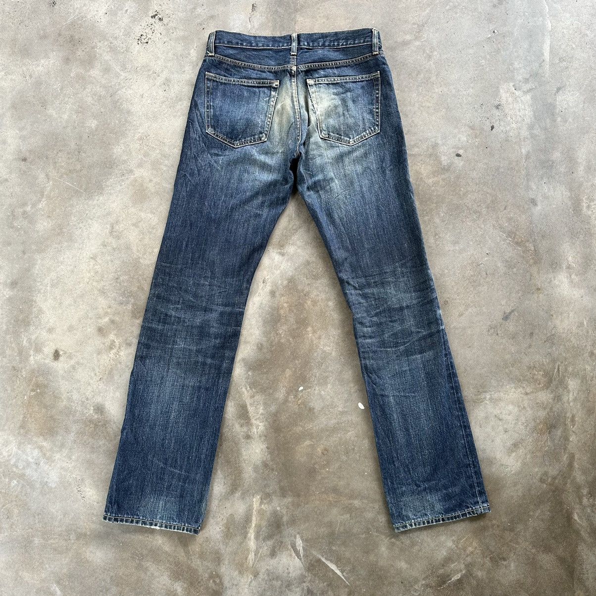 Japanese Brand Vintage Japanese UJ Faded Denim Jean Pant W33 Size US 33 - 10 Thumbnail