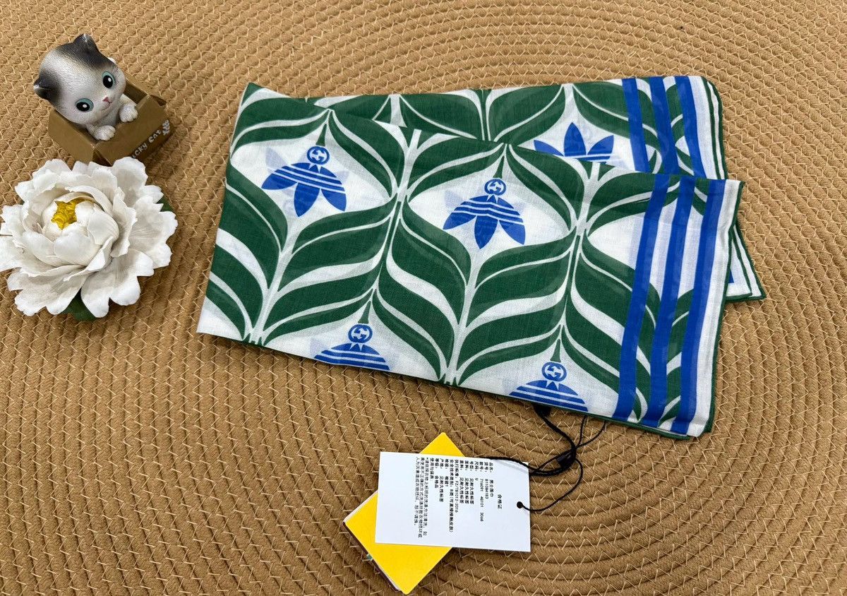Gucci Gucci x adidas silk scarf New Size ONE SIZE - 4 Thumbnail