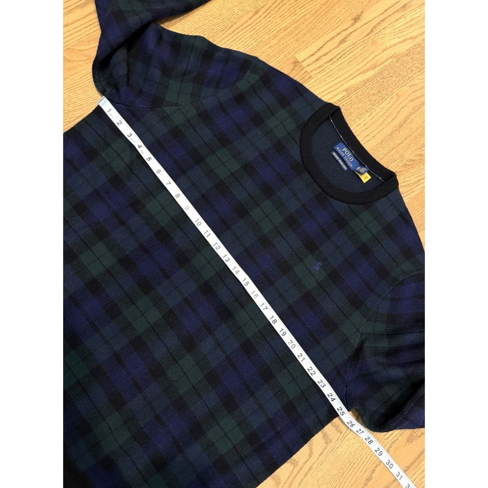 Polo Ralph Lauren Polo Ralph Lauren Sweater Men’s 2XL Plaid Wool Crew Neck Long Sleeve Multicolor Knit Pullover Classic Preppy Designer Breathable Stretch Size US XXL / EU 58 / 5 - 6 Thumbnail