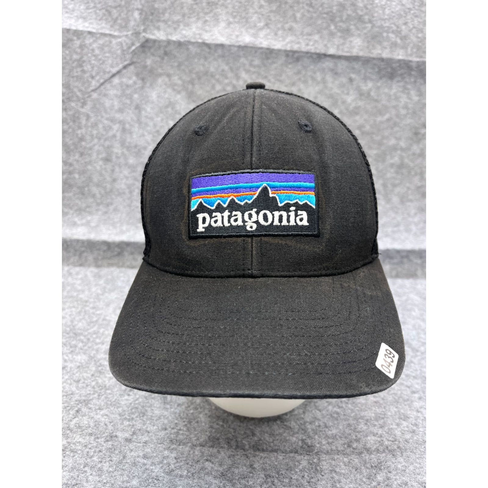 Patagonia VINTAGE Patagonia Hat Cap Snap Back Adult One Size Black Cotton Polyester Trucker Camp Fish Outdoor Sports Camp Hats Mens Size ONE SIZE - 2 Thumbnail