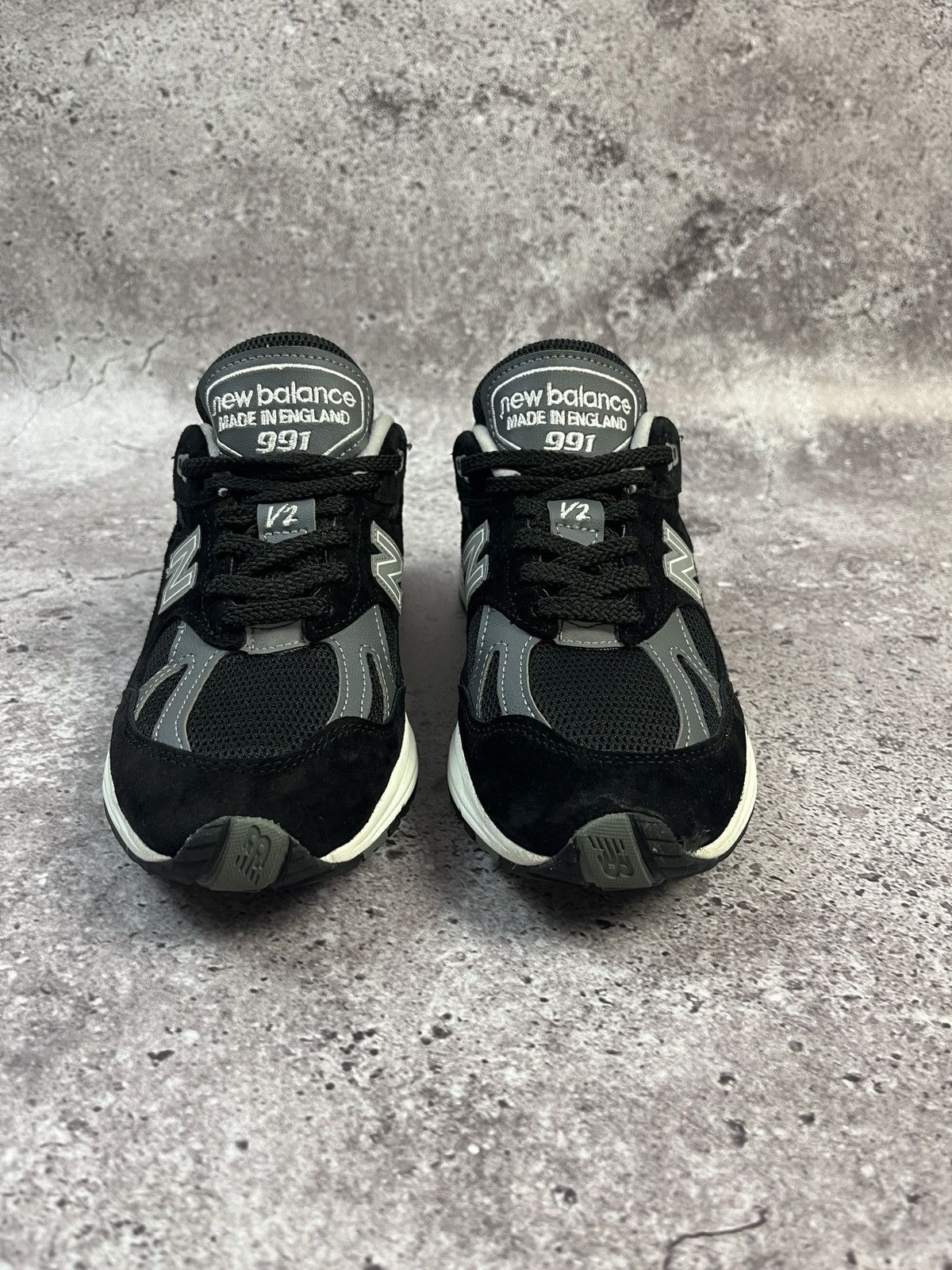 New Balance New Balance U991BK2 Black Suede Made In England Size US 5 / IT 35 - 3 Thumbnail