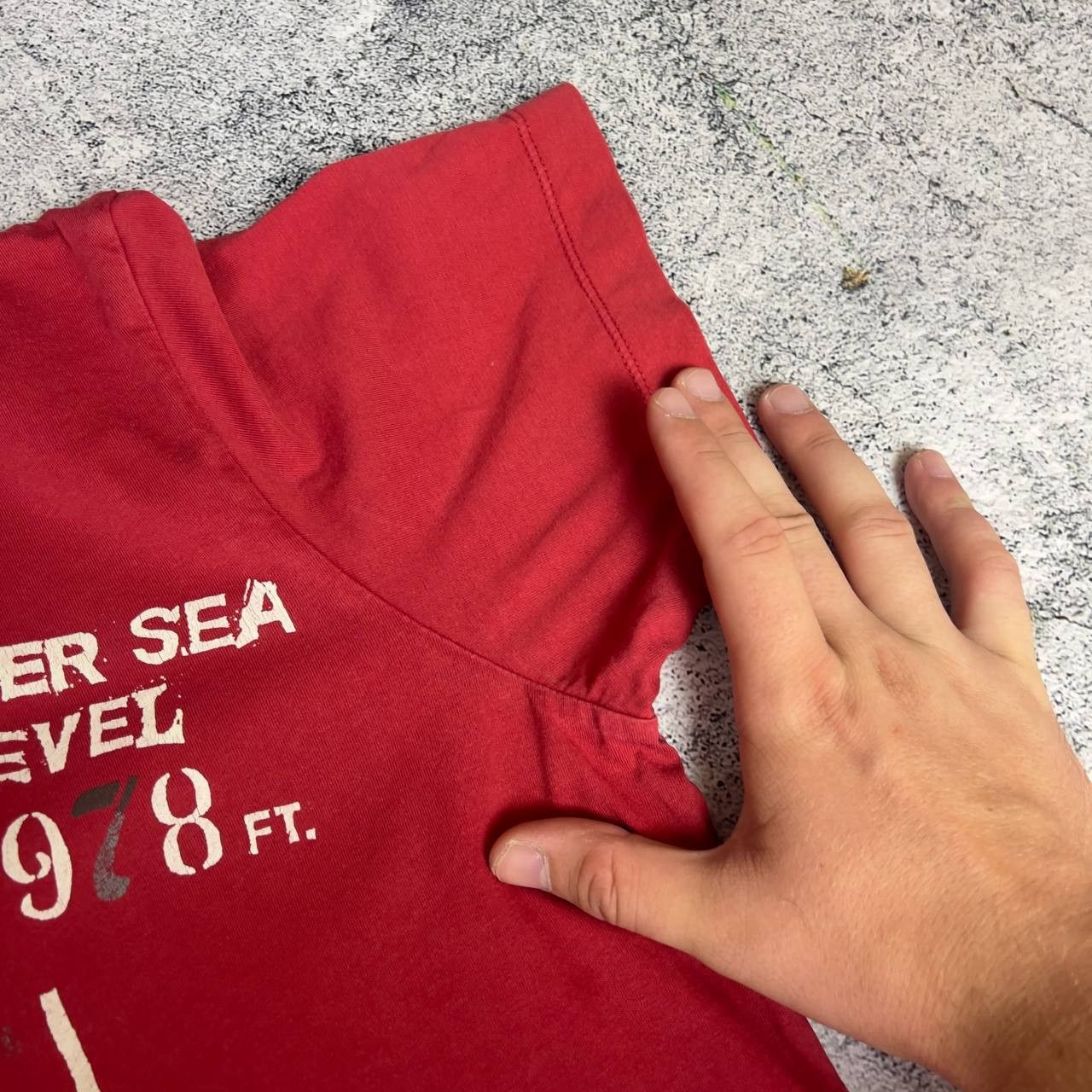 Diesel Diesel Tee Men's Size L Red Cotton Short Sleeve` Size US L / EU 52-54 / 3 - 12 Thumbnail