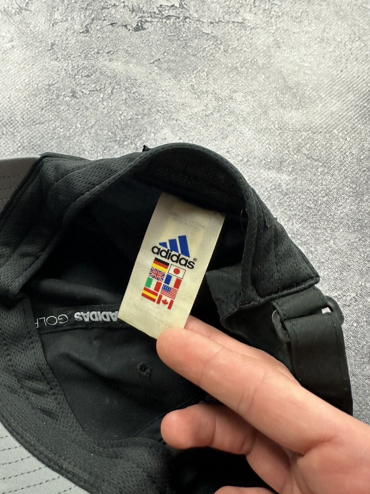 Adidas Vintage Adidas Centre Logo Mens Black Streetwear cap y2k hat Size ONE SIZE - 13 Thumbnail