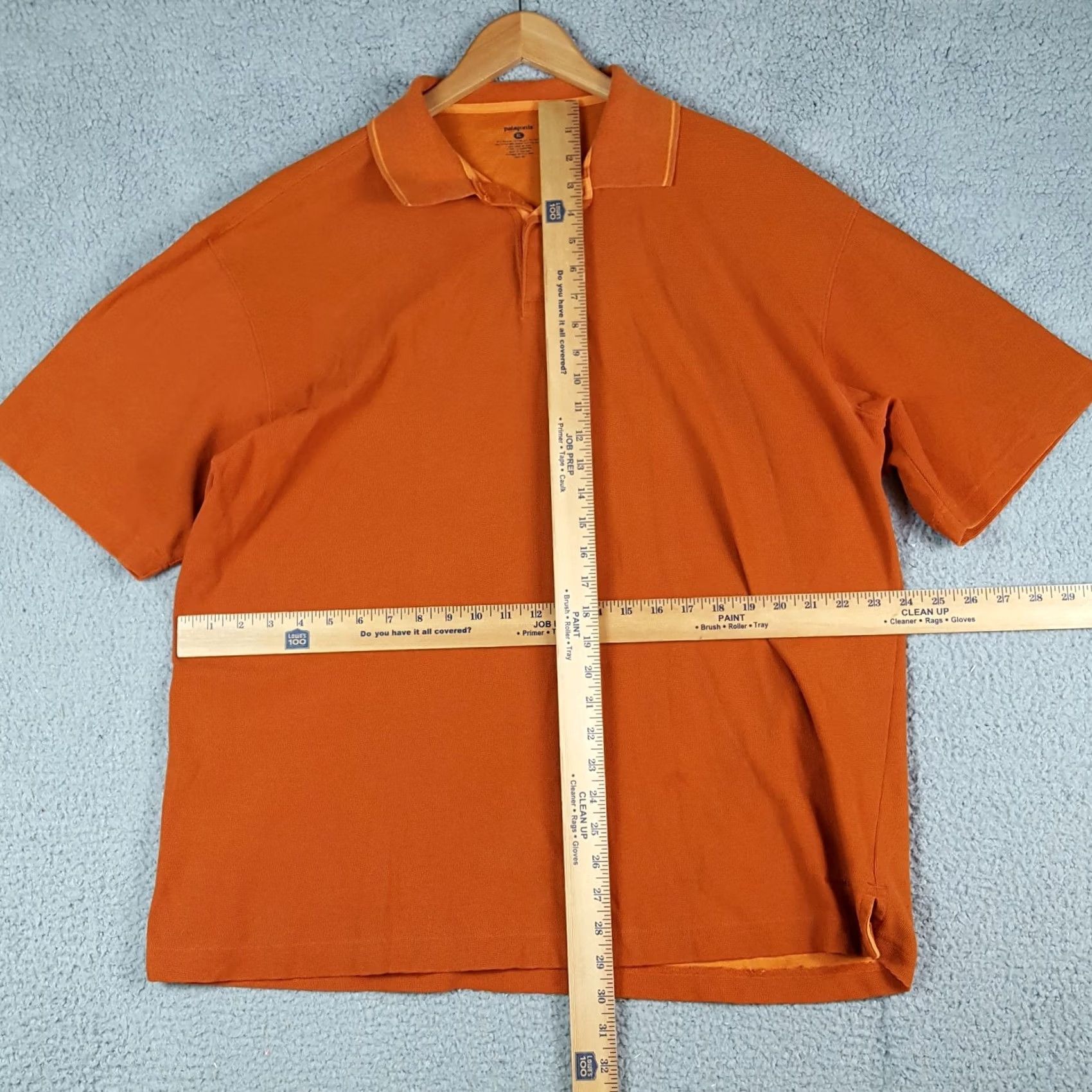 Patagonia Patagonia Polo Shirt Men's XL Breathable Orange Collar Outdoor Hiking Snap Vintage 90s Grunge Preppy Surf Beach Classic Logo Shirt Size US XL / EU 56 / 4 - 8 Thumbnail