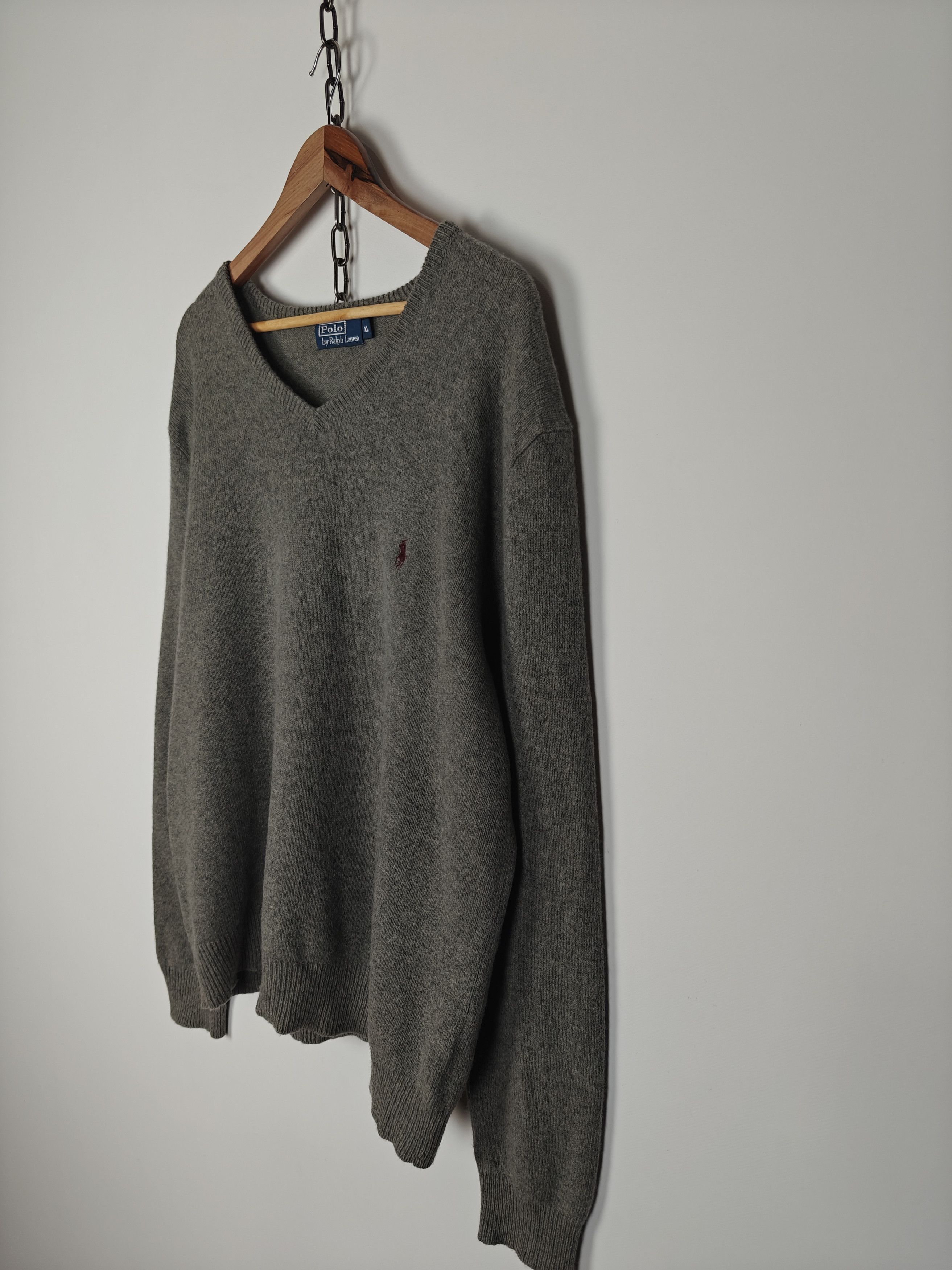 Polo Ralph Lauren Polo Ralph Lauren Sweater Wool Pullover Jumper Gray size XL Size US XL / EU 56 / 4 - 6 Thumbnail