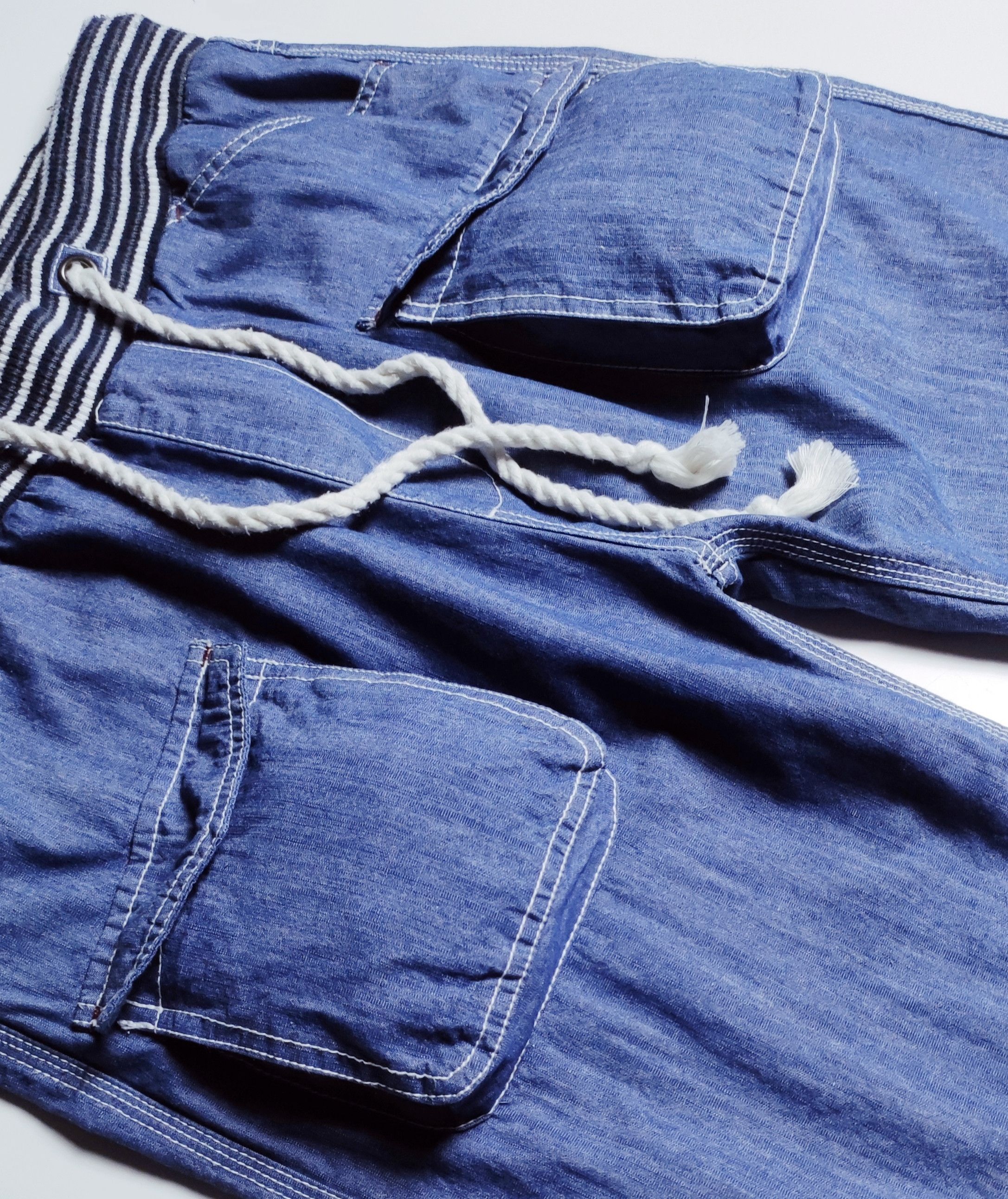 Other Halham Denim Multipocket Cargo Short Bush Pants Size US 32 / EU 48 - 3 Thumbnail
