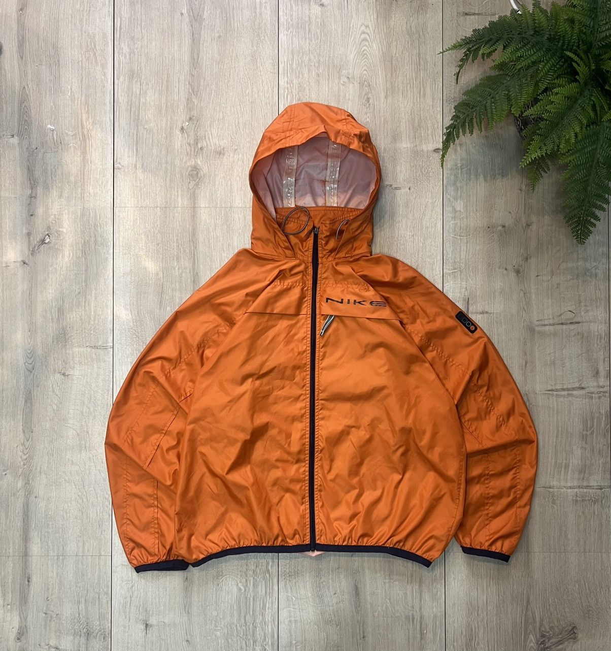 Nike × Vintage 00s Vintage Nike Swoosh Logo Light Jacket Rare Size US S / EU 44-46 / 1 - 2 Thumbnail