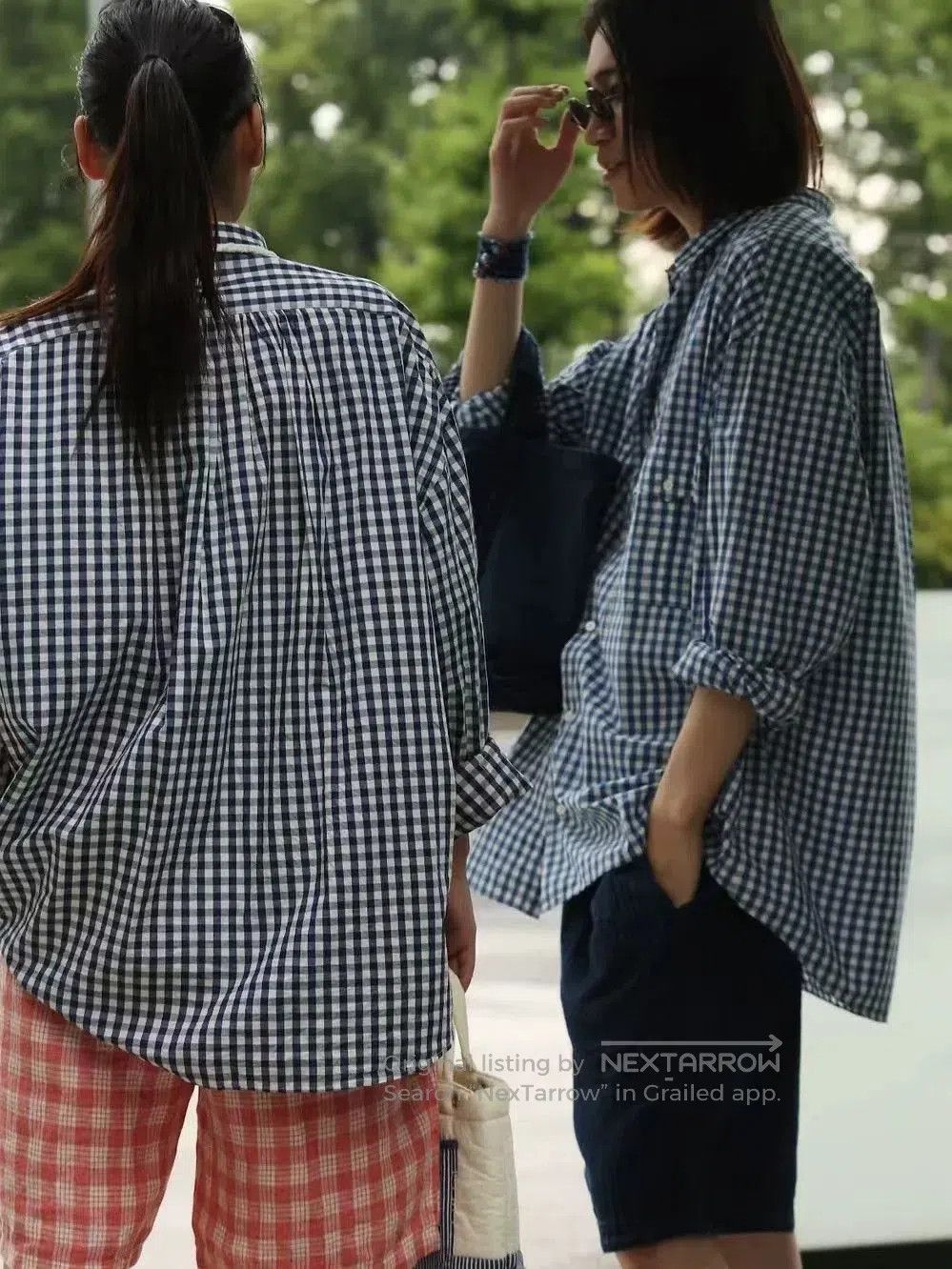 Porter Classic Porter Classic Roll Up Gingham Shirt. Size US L / EU 52-54 / 3 - 4 Thumbnail