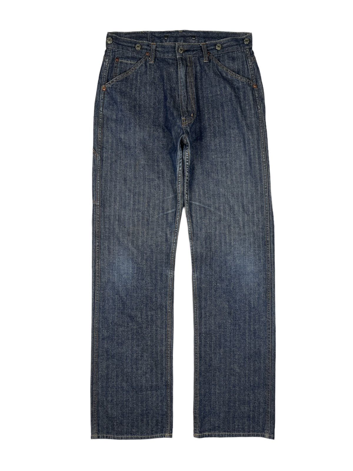 Hysteric Glamour 90s Hysteric Glamour Kinky Herringbone Twill Carpenter Jeans Size US 33 - 2 Thumbnail