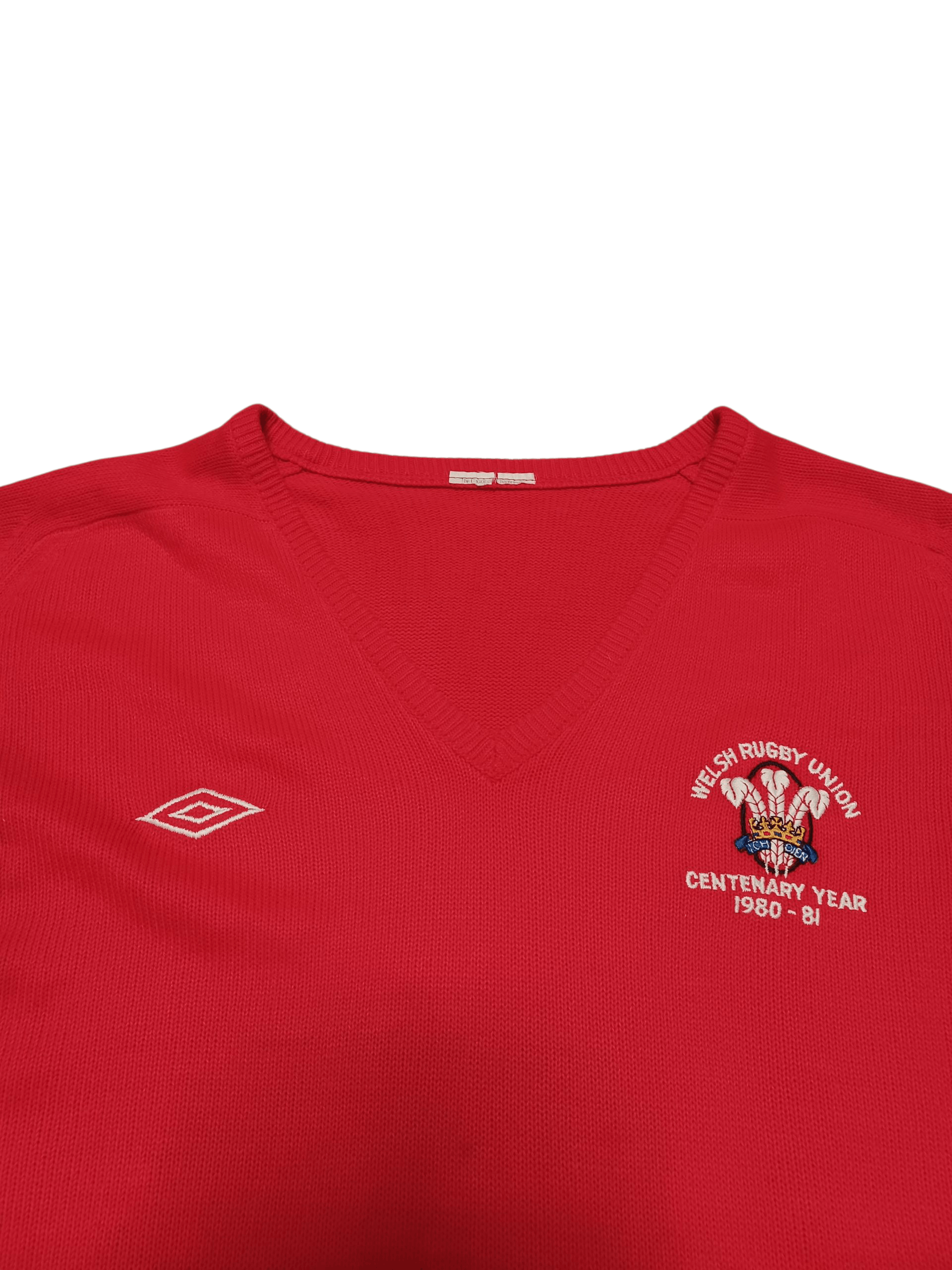 Umbro UMBRO WELSH RUGBY UNION 1980-1981 VERY RARE SWEATER Size US XL / EU 56 / 4 - 2 Thumbnail