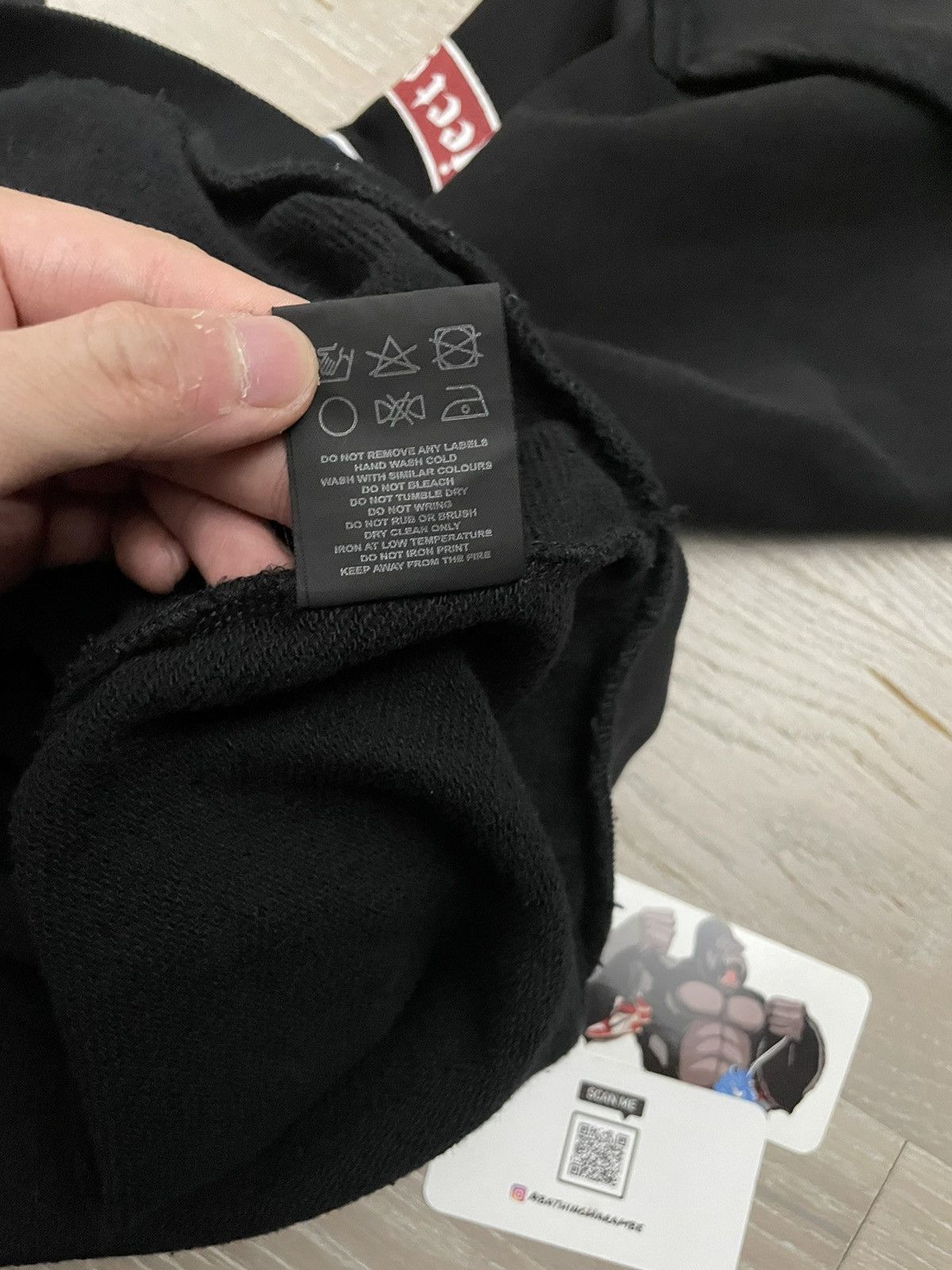 PROJECT G/R Project GR RECONSTRUCTED FOLDED ZIP HOODIE