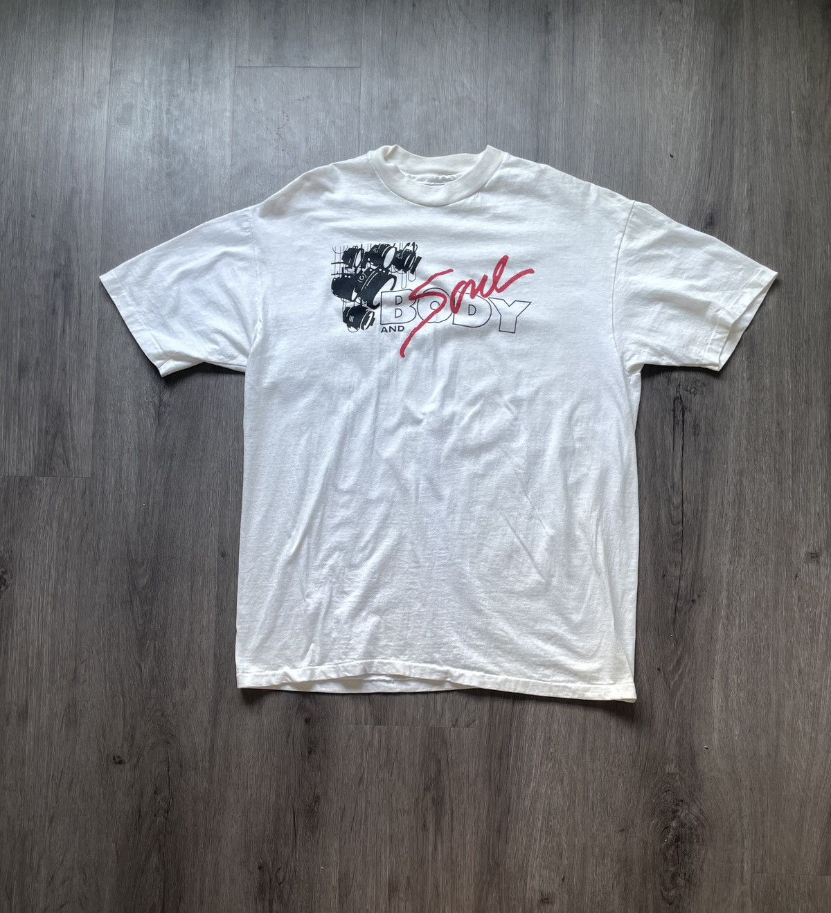 Hanes Vintage Hanes USA “Body and Soul” Graphic T-Shirt (Sz. XL) Size US XL / EU 56 / 4 - 1 Thumbnail