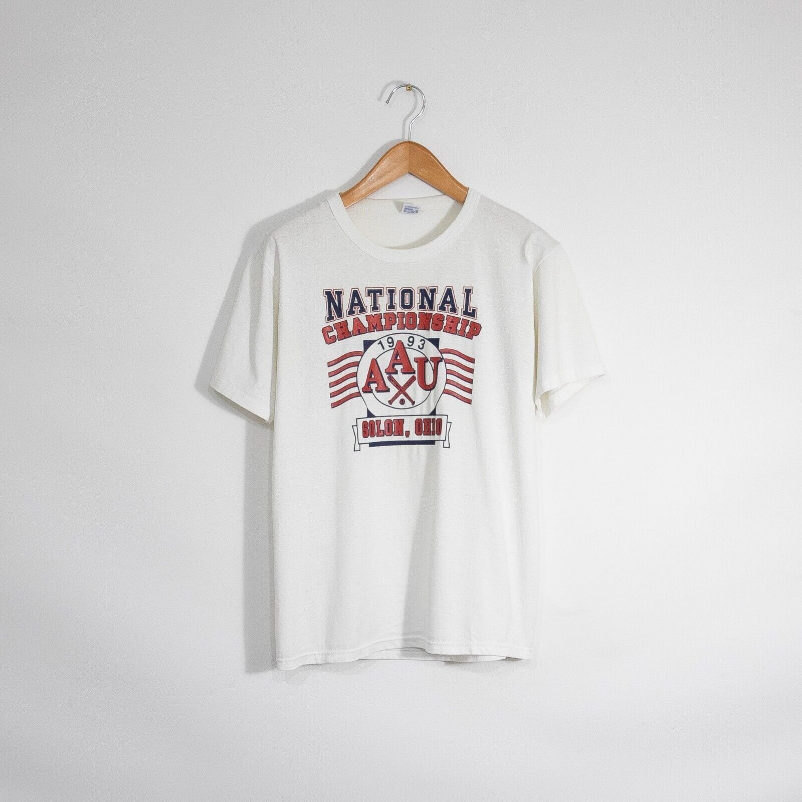 Vintage Vintage 90s AAU Ohio Baseball T Shirt L - National Champion Size US L / EU 52-54 / 3 - 1 Thumbnail