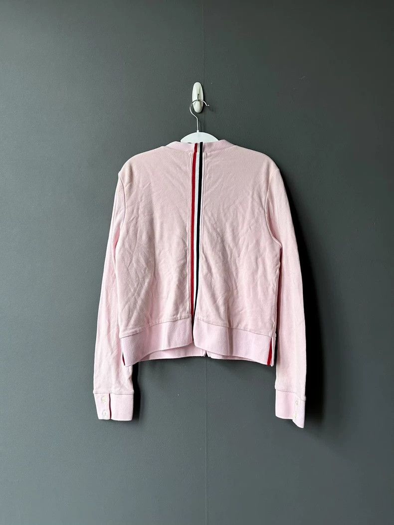Thom Browne Thom Browne Pink striped cardigan Size US S / EU 44-46 / 1 - 2 Thumbnail