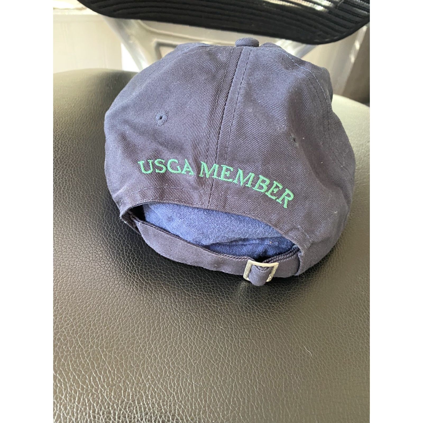 Vintage VINTAGE 2008 Torrey Pines Us Open Golf Baseball Hat California Navy Blue Strapback Men Adjustable US Navy Cap Size ONE SIZE - 3 Thumbnail