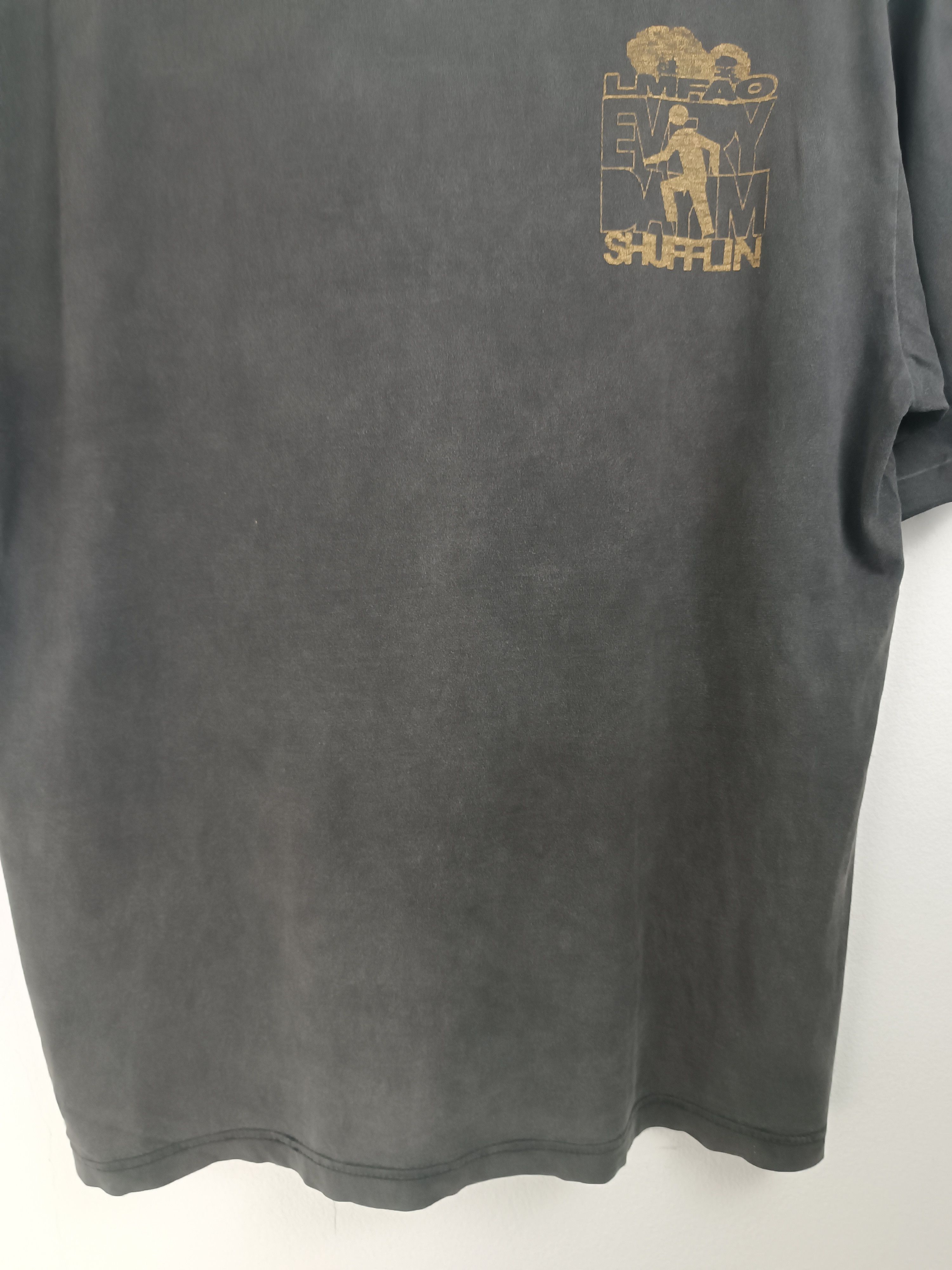 Band Tees THRASHED FADED VINTAGE Y2K LMFAO EVERYDAY IM SHUFFLIN GUETTA Size US L / EU 52-54 / 3 - 16 Thumbnail