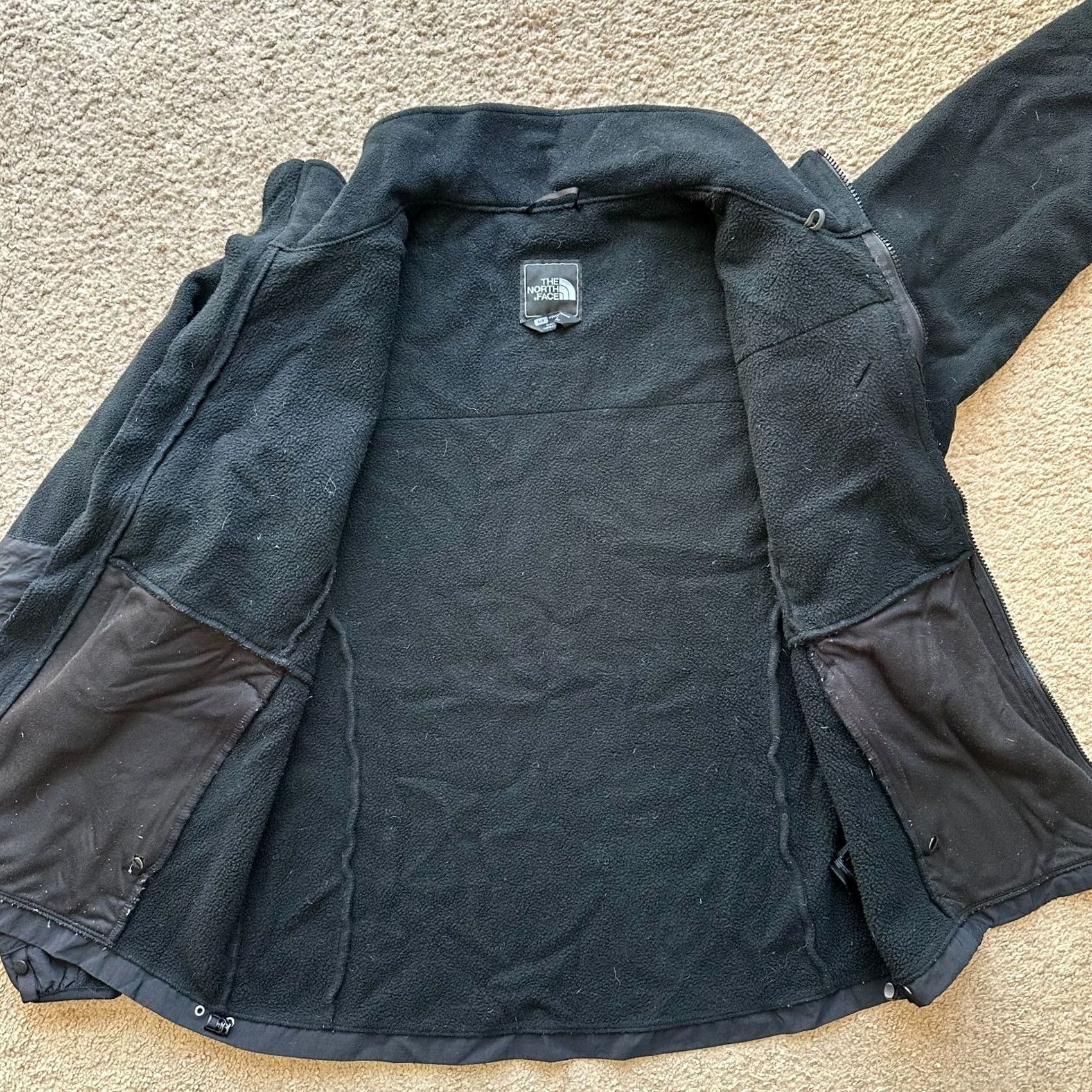 The North Face The North Face Jacket Womens Large Polartec Full Zip Mock Neck Fleece Black Size L / US 10 / IT 46 - 3 Thumbnail