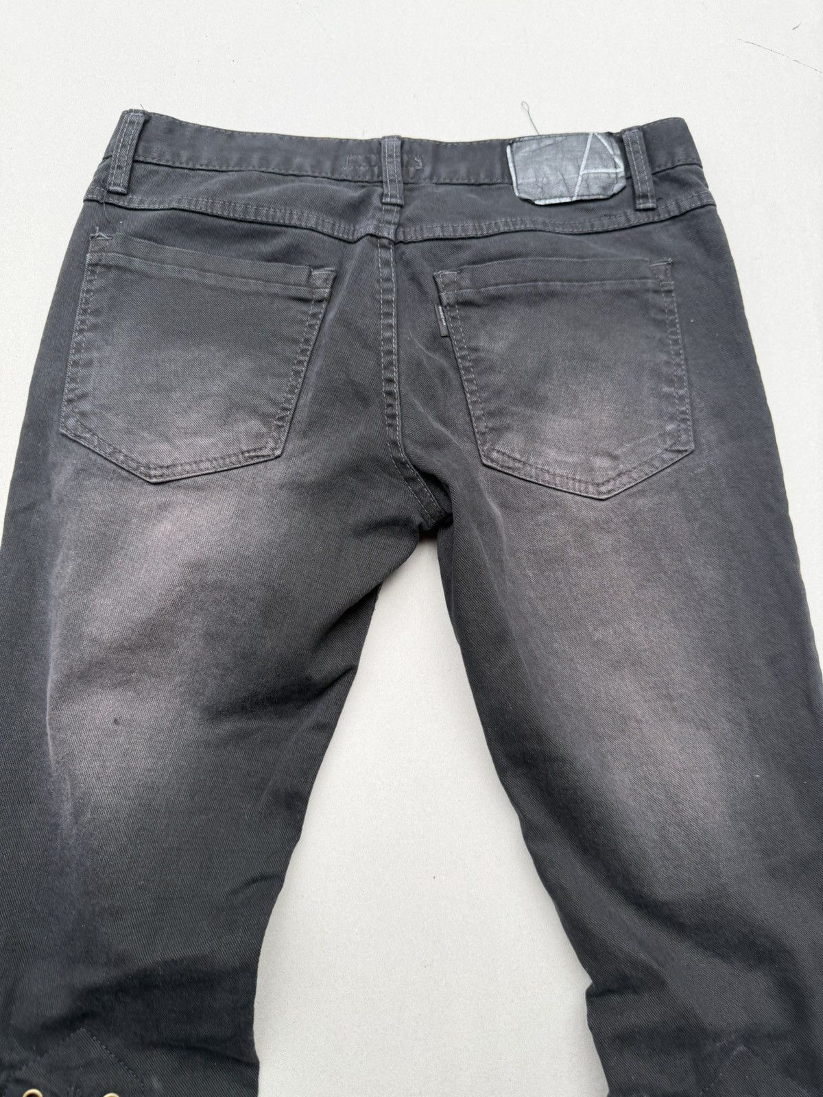 Japanese Brand LAD MUSICIAN lace up flare jeans Size US 26 / EU 42 - 5 Thumbnail