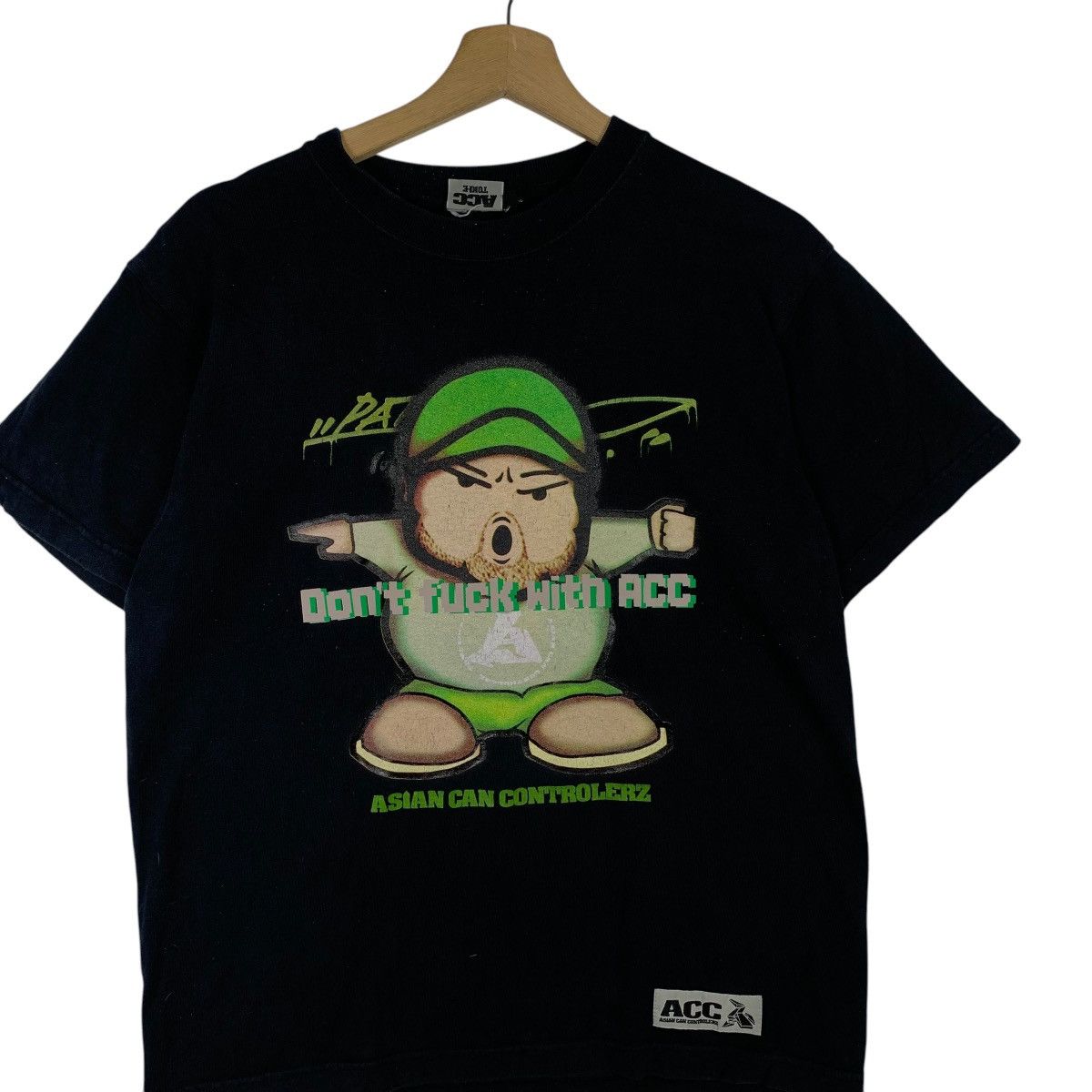 Vintage ASIAN CAN CONTROLERZ Graffiti Hip Hop Japan Tee Shirt Top Size US M / EU 48-50 / 2 - 3 Thumbnail