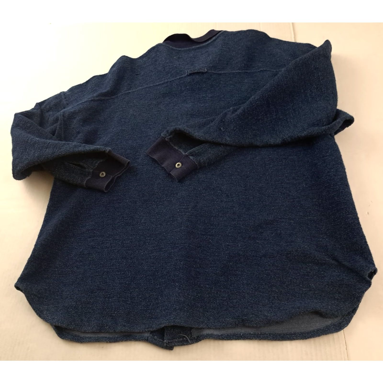 Vintage VINTAGE Authentic sportswear Button-Up Shirt XL Denim Blue Button-Front Long Sleeve Casual Unisex Adults Pocketed Cotton 28in Size US XL / EU 56 / 4 - 7 Thumbnail