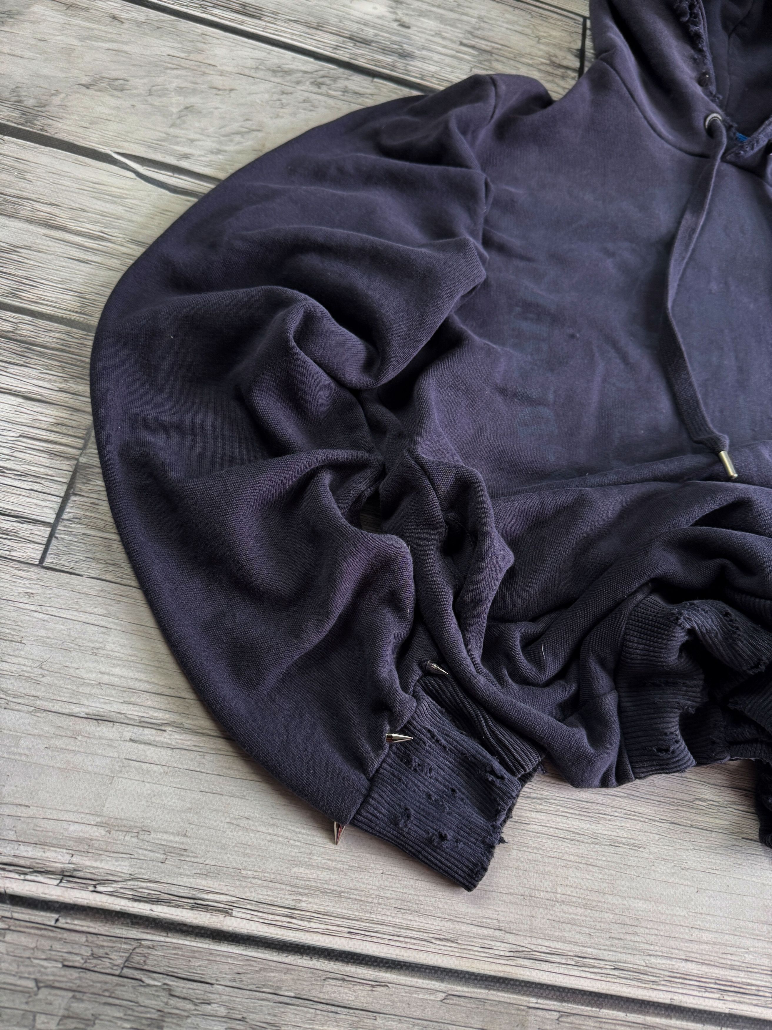 Diesel Vintage Punk Fit Archival Avant Garde Diesel Spikes Hoodie Size US M / EU 48-50 / 2 - 2 Thumbnail