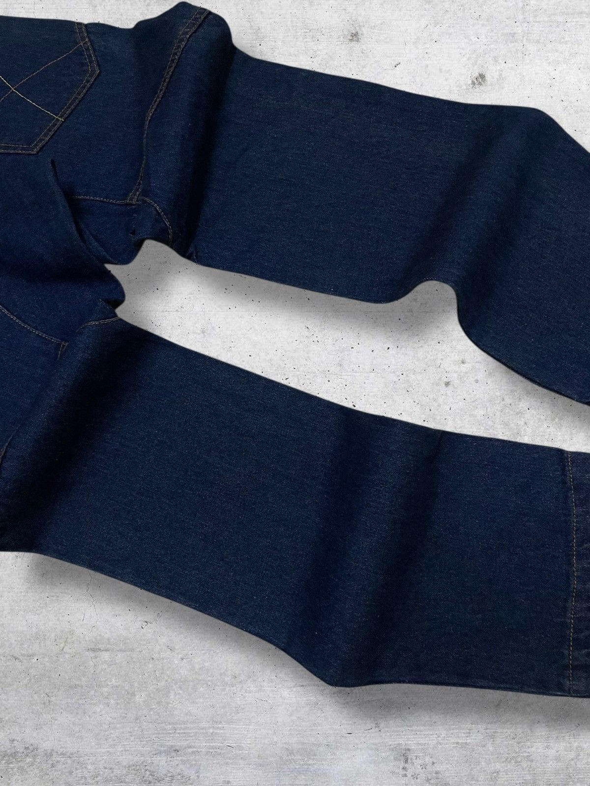 Japanese Brand VINTAGE SPEEDORANGE 90S JAPAN DESIGNER DEMON INDIGO DENIM Size US 31 - 14 Thumbnail
