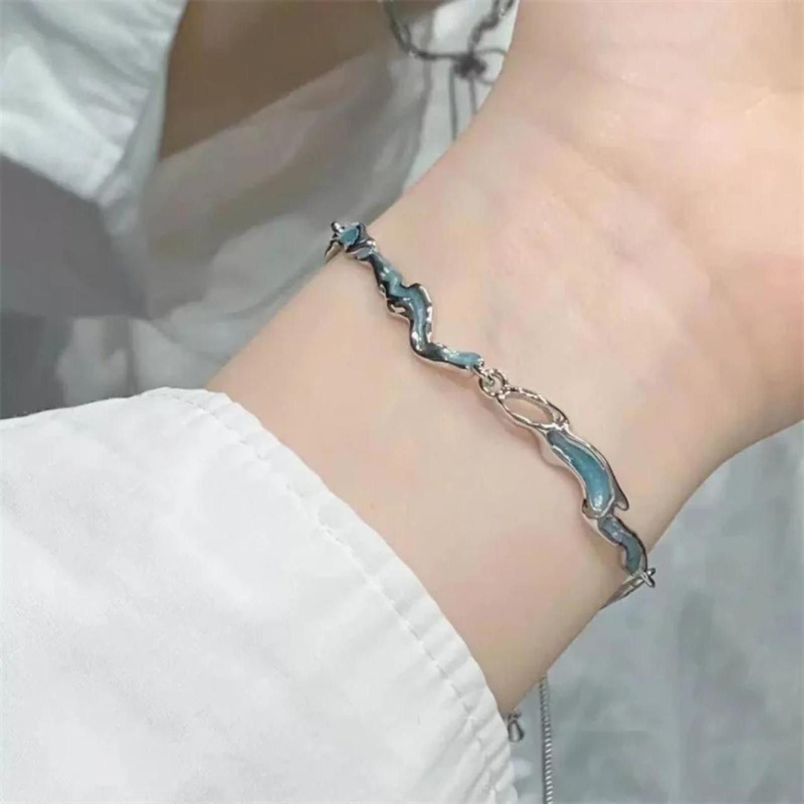 Designer Betsey Johnson Women's Silver and Blue Jewellery Size ONE SIZE - 1 Thumbnail