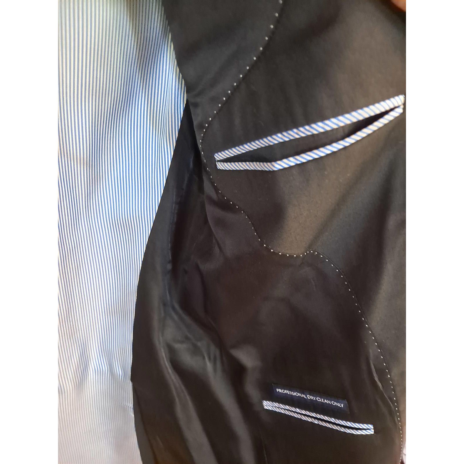 Tommy Hilfiger Tommy Hilfiger Black 2 Button Blazer Size 38R - 4 Thumbnail