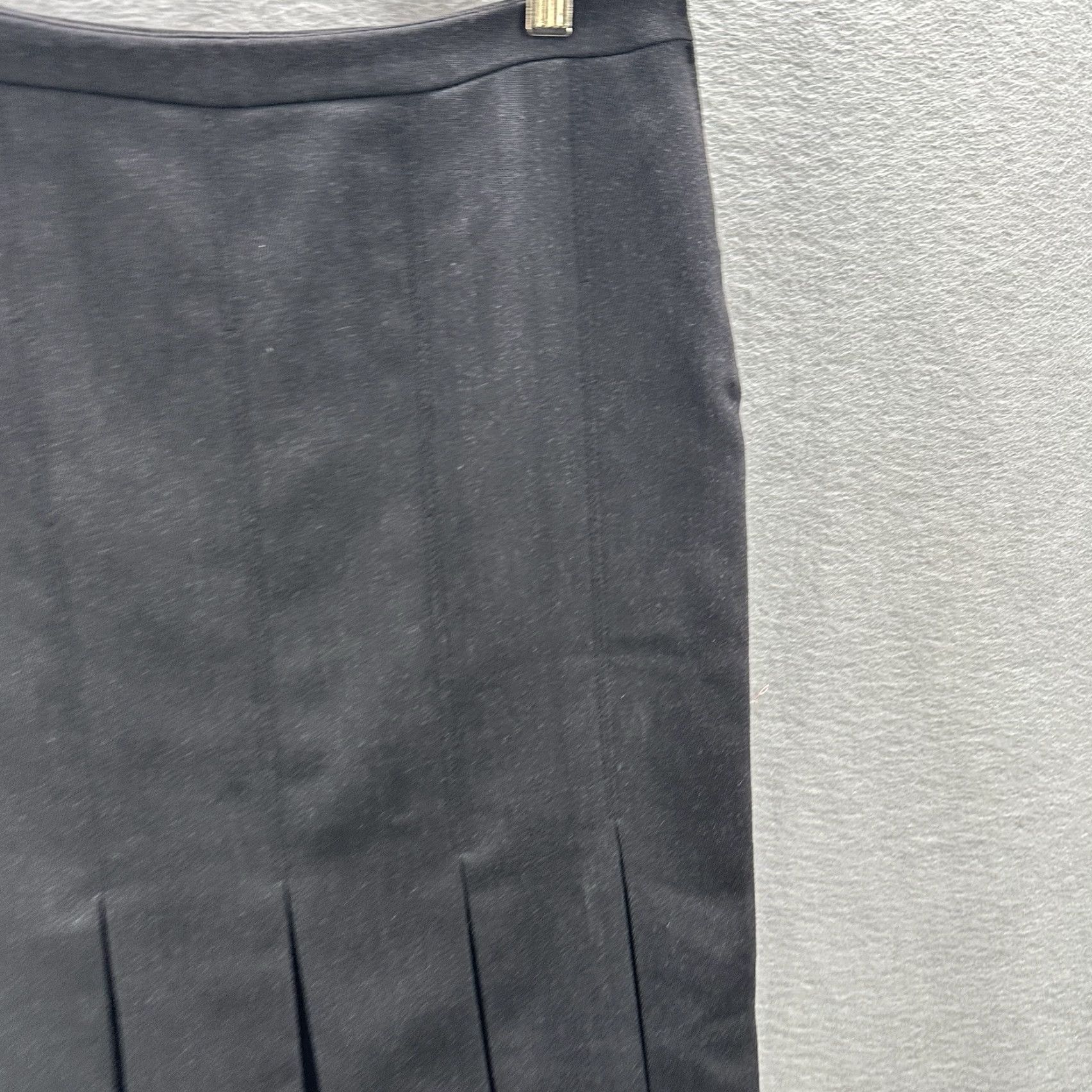 Akris Akris Skirt Womens 4 Knee Length Pleated Black Wool Cotton Classic Minimalist 90s City Preppy Mens? Women. Size 27" / US 4 / IT 40 - 3 Thumbnail