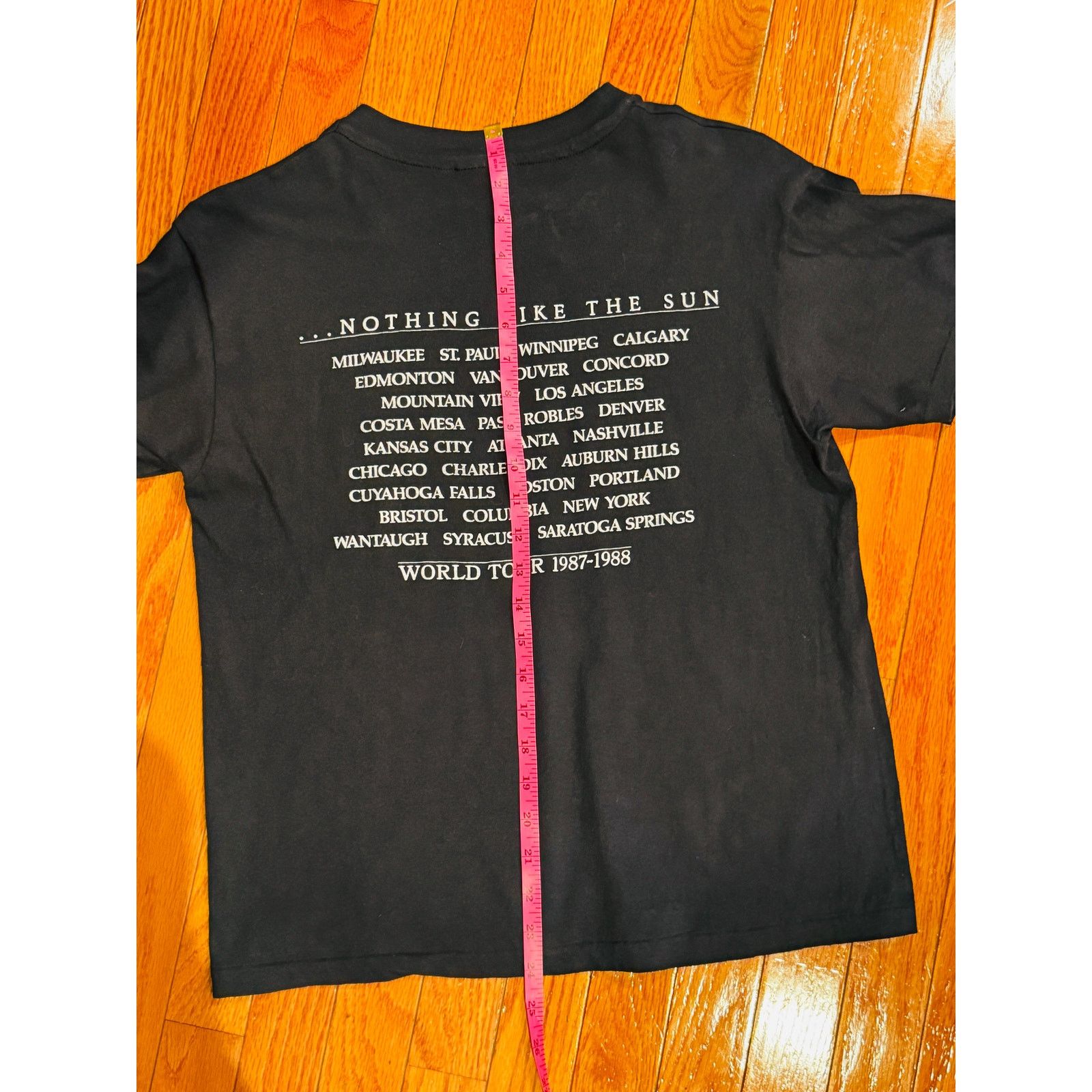Vintage Vintage 1987 Sting Tour Tee | Single Stitch Hanes Size US S / EU 44-46 / 1 - 6 Thumbnail