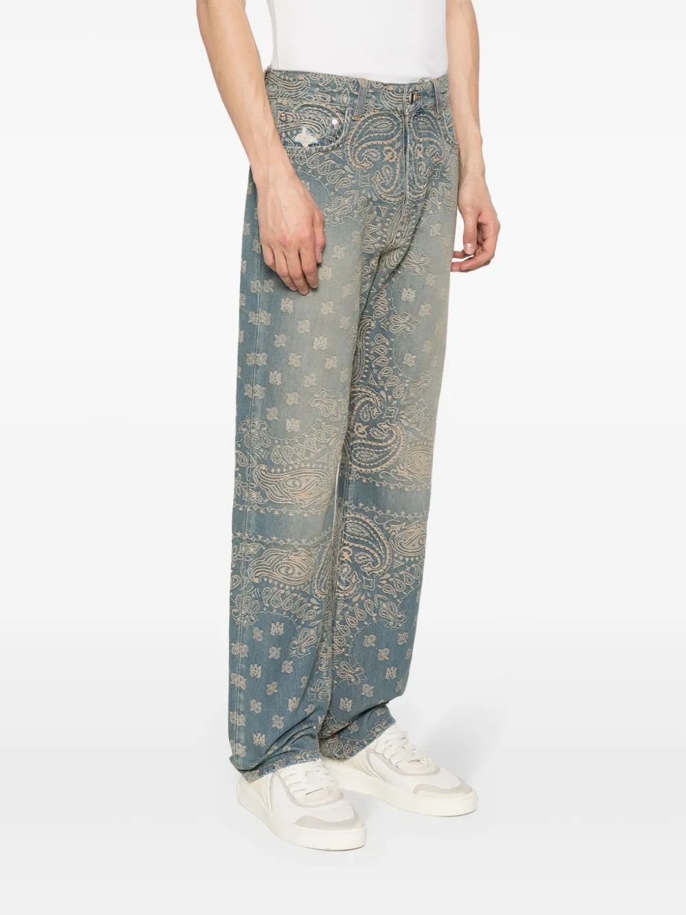 Amiri o1y0525 Denim Pant in Blue Size US 32 / EU 48 - 3 Thumbnail