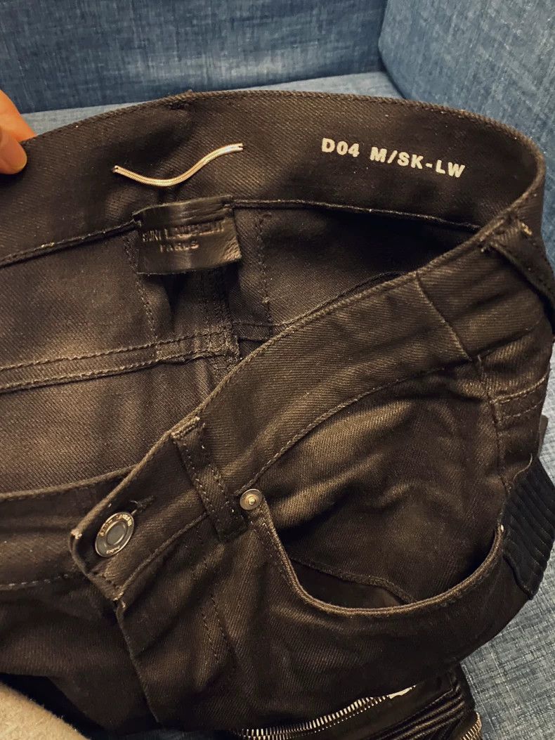 Saint Laurent Paris Saint Laurent Paris Motorcycle Zipper Jeans Size US 28 / EU 44 - 3 Thumbnail