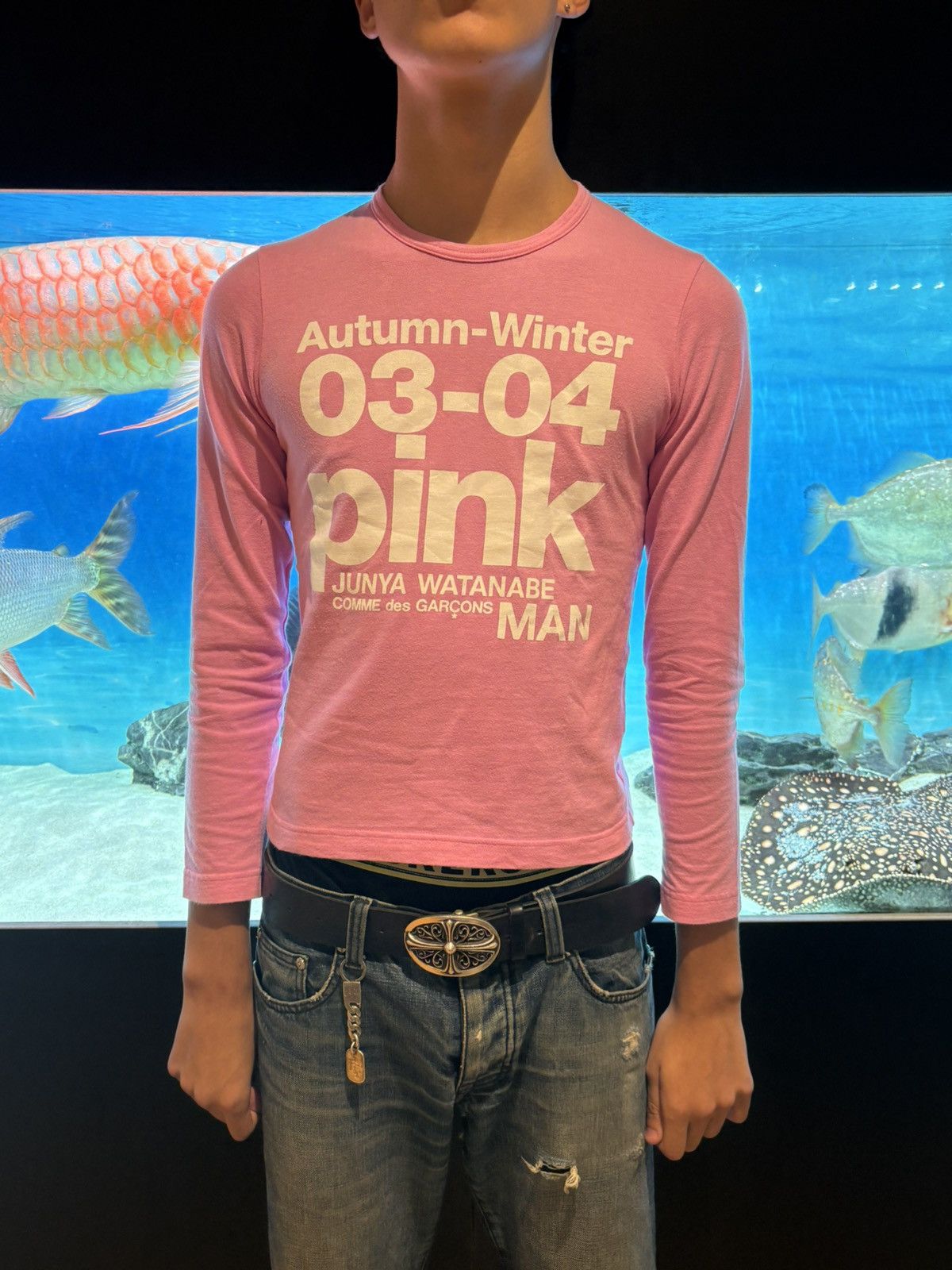 Junya Watanabe Junya Watanabe CDG 2003-2004 Pink Longsleeve Size US S / EU 44-46 / 1 - 1 Thumbnail