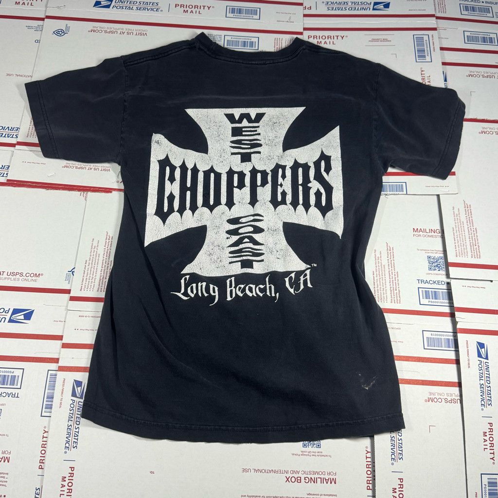 Harley Davidson Black West Coast Choppers T-Shirt Vintage Size Medium Size US M / EU 48-50 / 2 - 2 Thumbnail