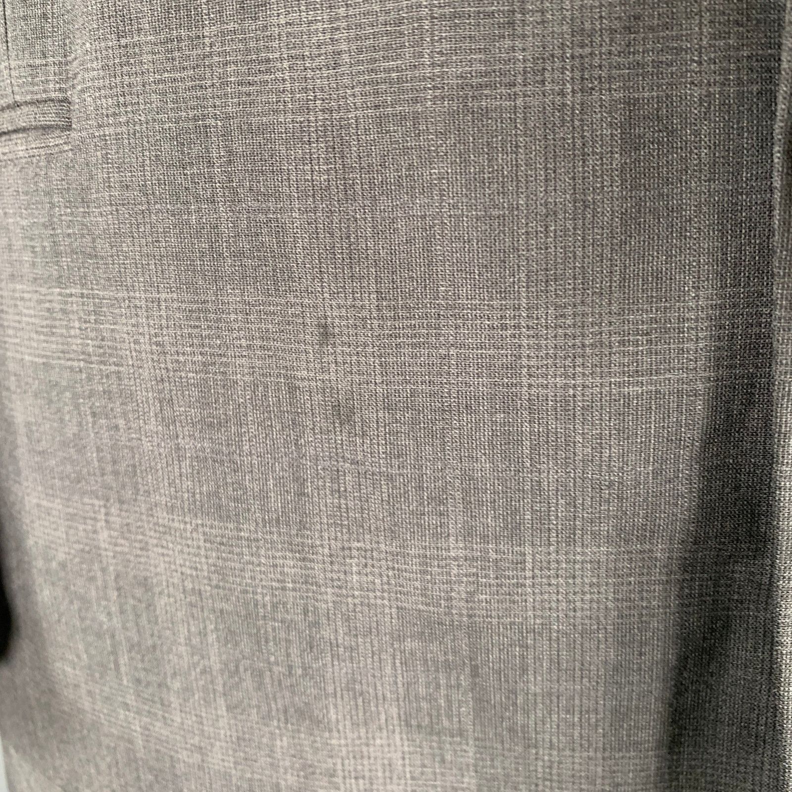 Brooks Brothers Size 44 Grey Glenplaid Wool Polyester Sport Coat Size 44R - 6 Thumbnail