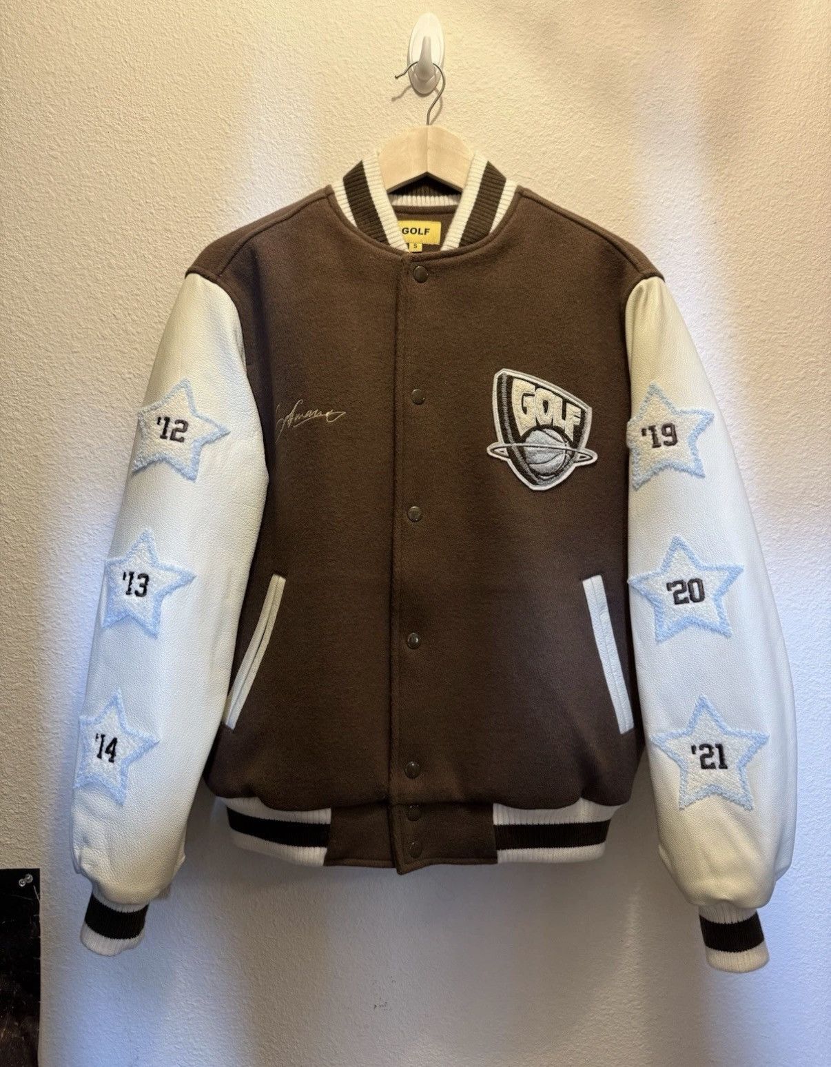 Golf Wang Golf Wang Brown Varsity 🏈 🍫🍩 Size US S / EU 44-46 / 1 - 1 Thumbnail