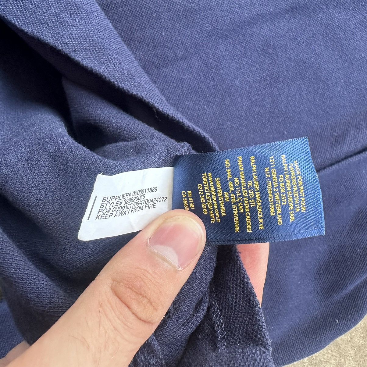 Polo Ralph Lauren Vintage Polo Ralph Lauren Rugby Long Sleeve Y2K Hype Size US S / EU 44-46 / 1 - 8 Thumbnail