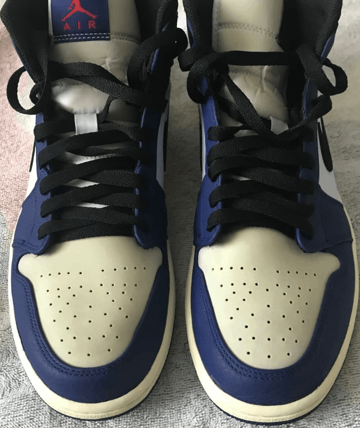 Nike Nike Air Jordan 1 Retro Mid SE 'Deep Royal Blue' 2018 Size US 10 / EU 43 - 2 Thumbnail