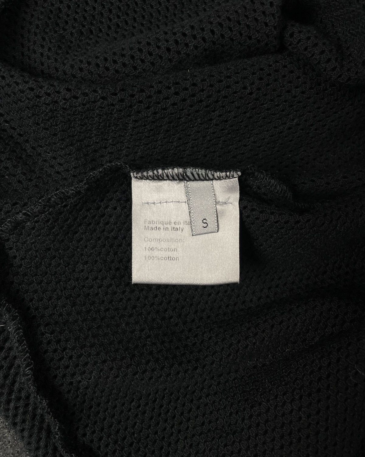 Dior × Hedi Slimane Dior Homme SS04 Mesh T-Shirt Size US S / EU 44-46 / 1 - 8 Thumbnail