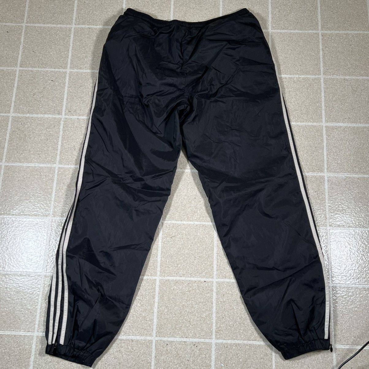 Adidas Vintage Y2K Adidas Track Pants M Black Nylon Windbreaker 9 Size US 30 / EU 46 - 5 Thumbnail