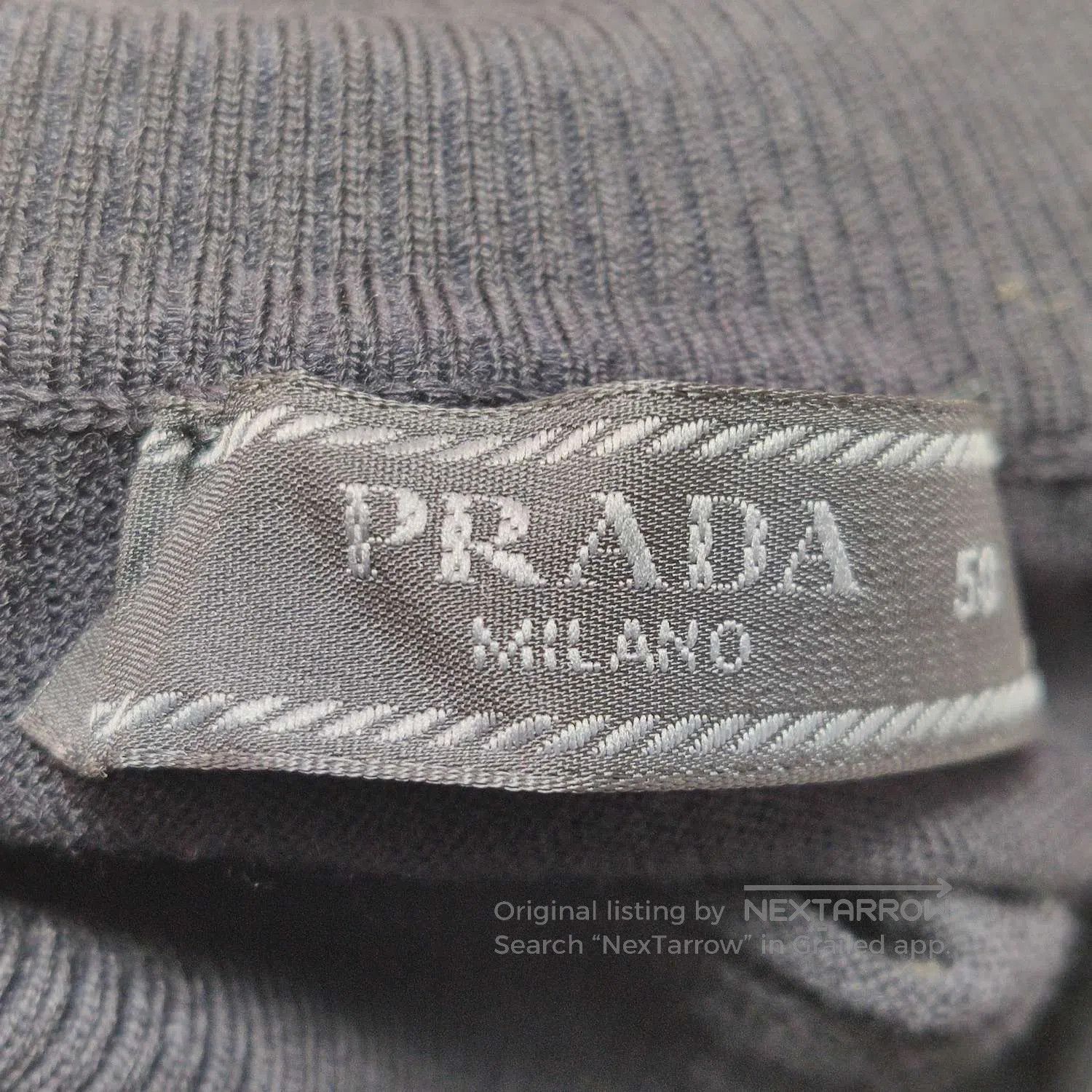 Prada Prada Wool Blend Logo Turtleneck Sweater L. Size US L / EU 52-54 / 3 - 2 Thumbnail